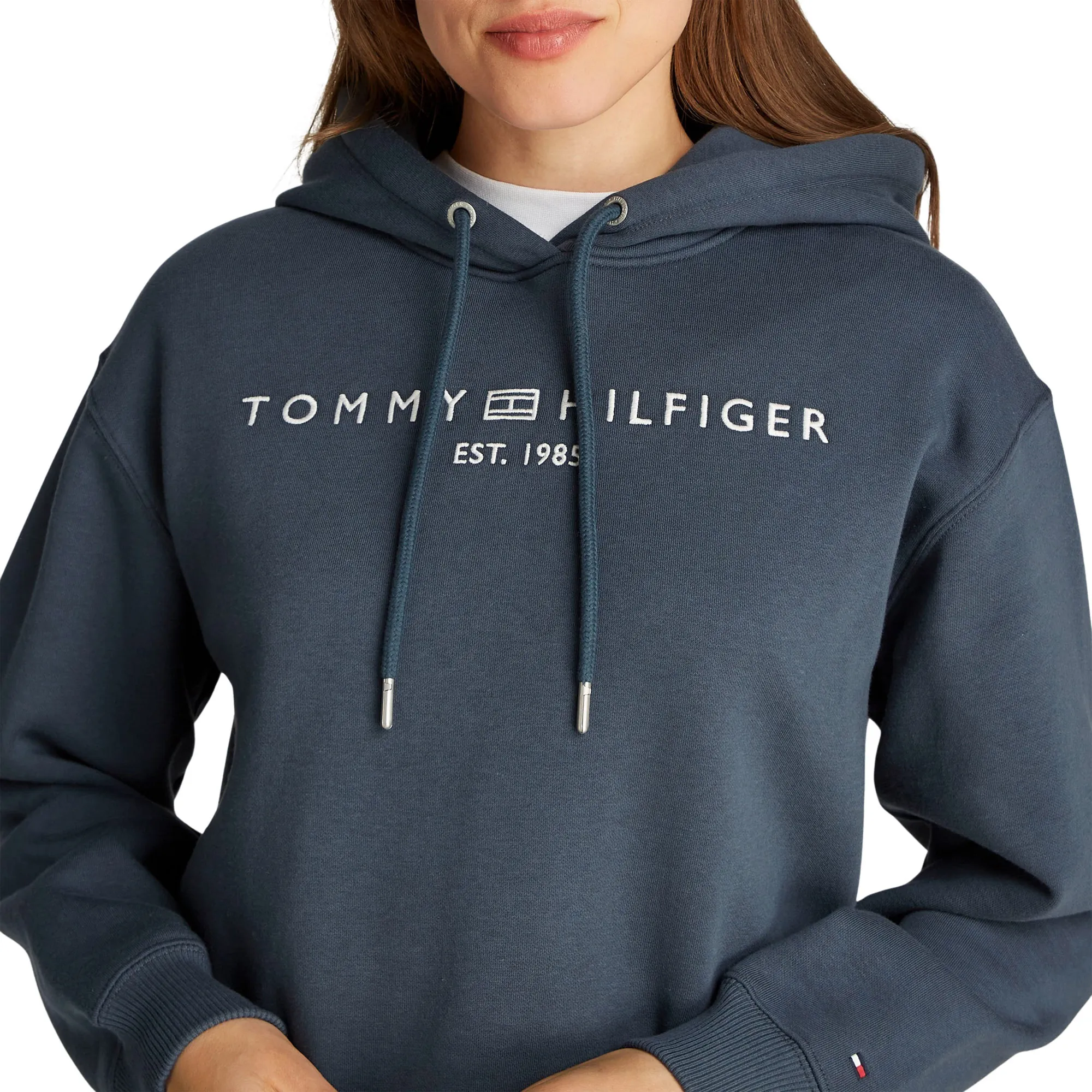 Tommy Hilfiger Modern Regular Corp Logo Hoodie Dames