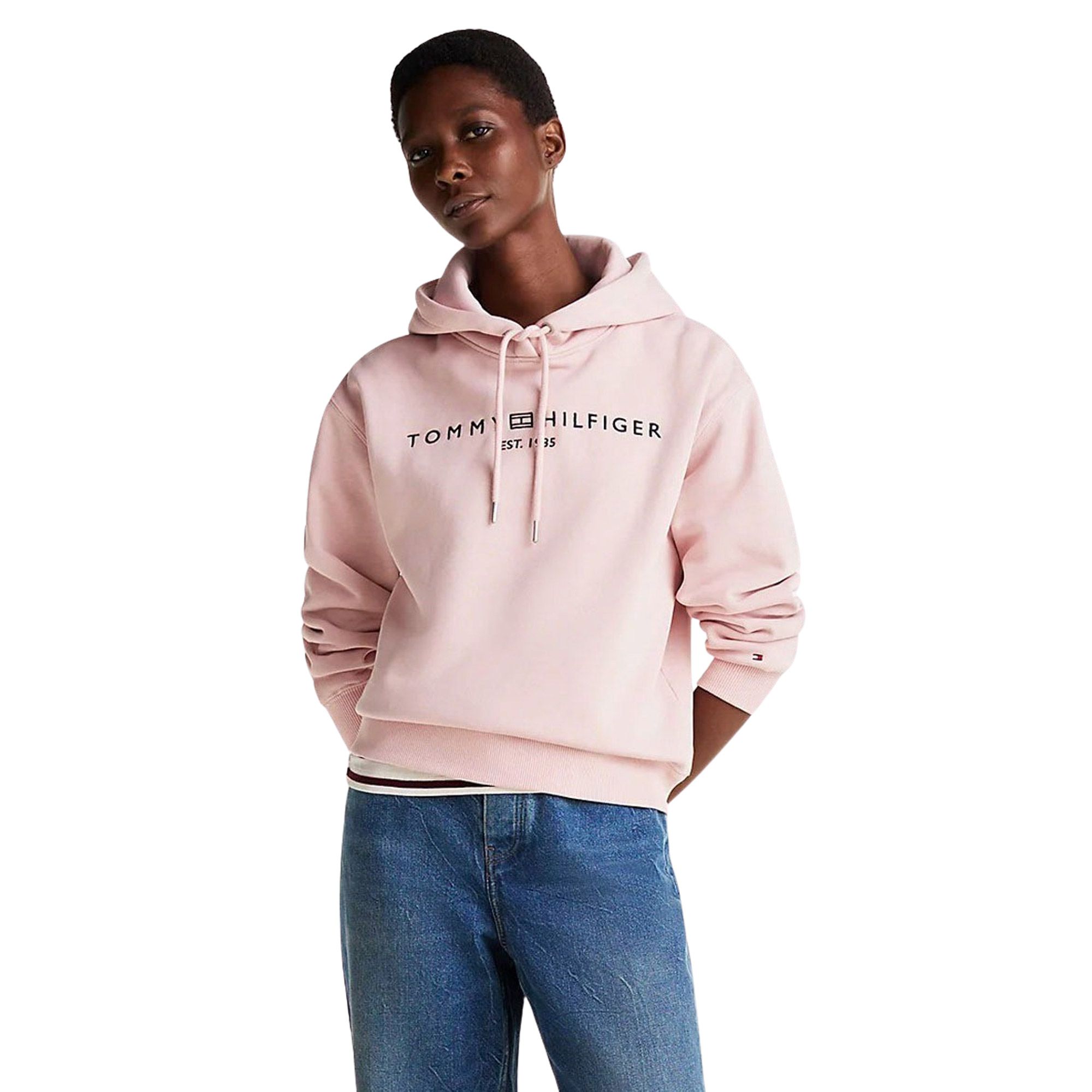 Tommy Hilfiger Modern Regular Corp Logo Hoodie Dames