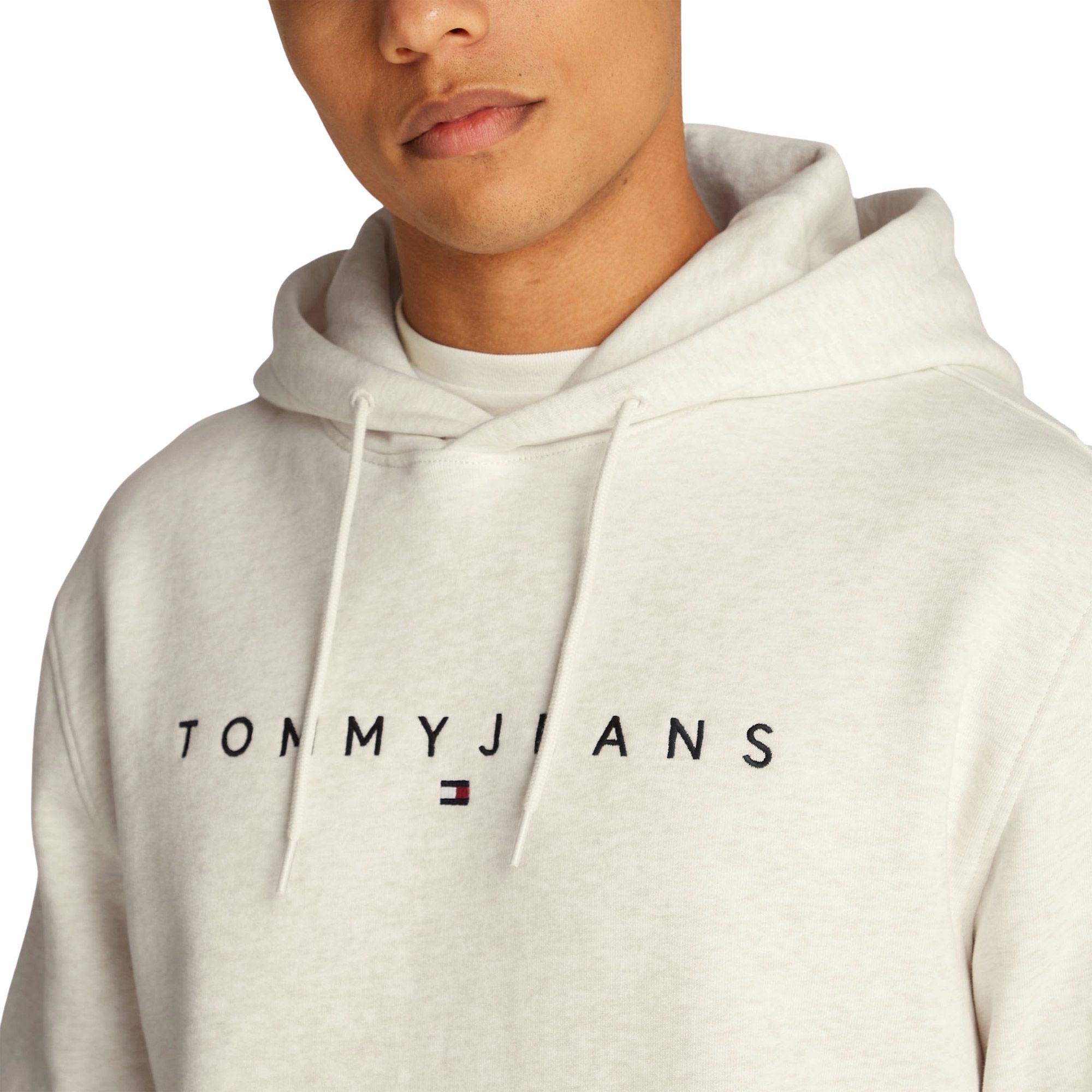 Tommy Hilfiger Regular Linear Logo Hoodie Heren
