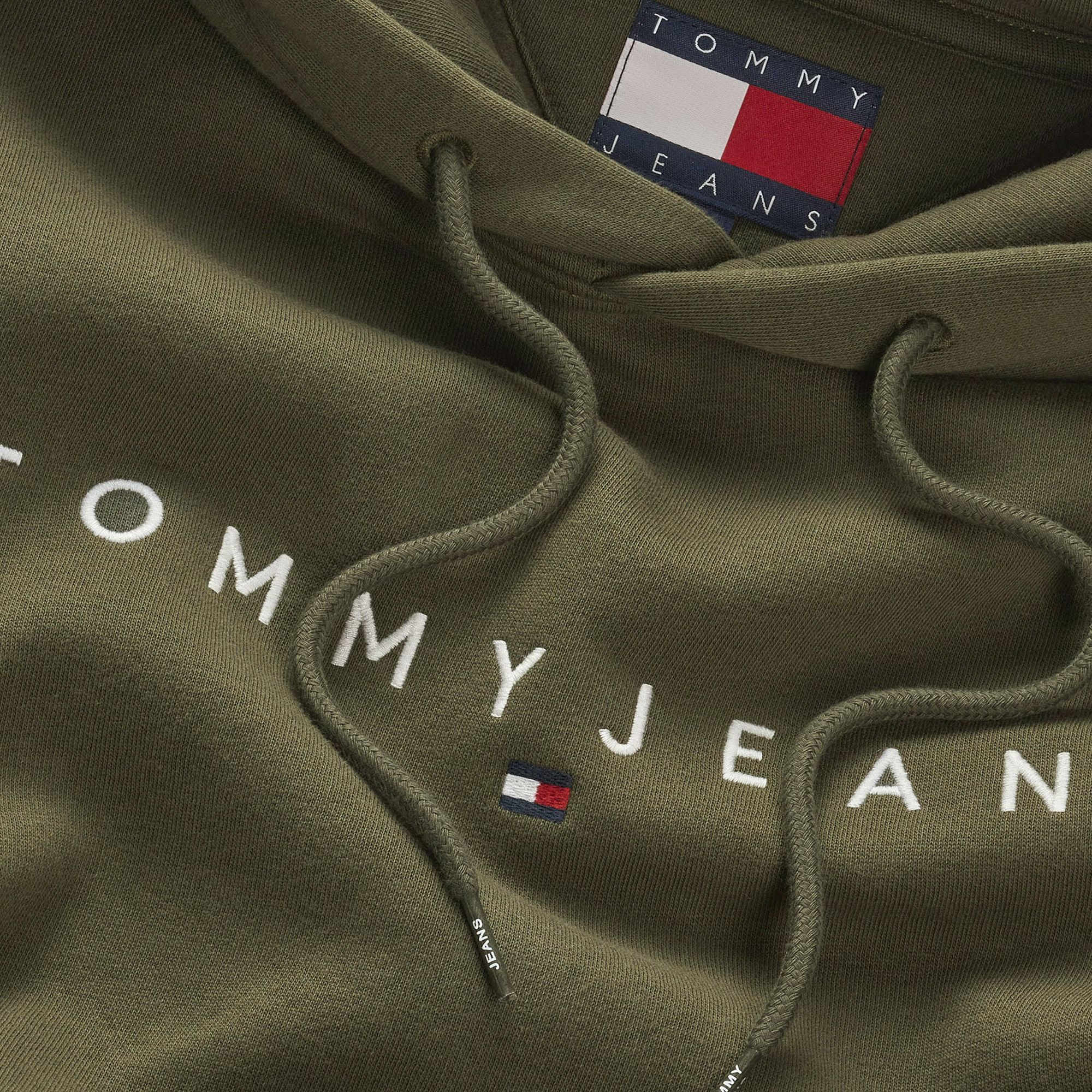Tommy Hilfiger Regular Linear Logo Hoodie Heren