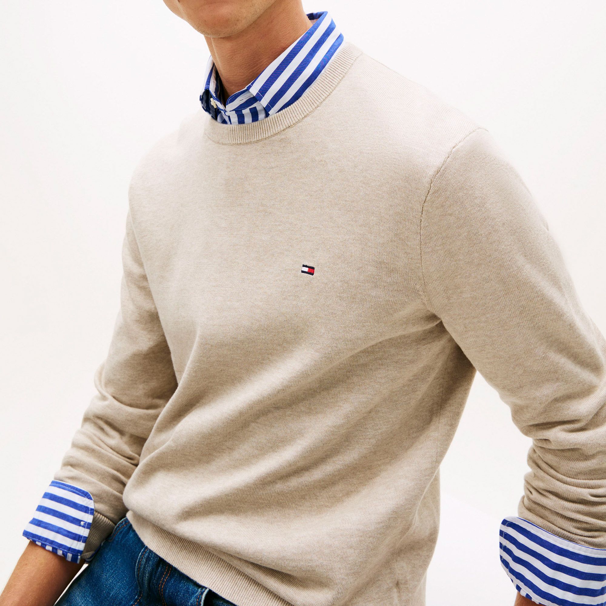 Tommy Hilfiger Essential Cotton Sweater Heren