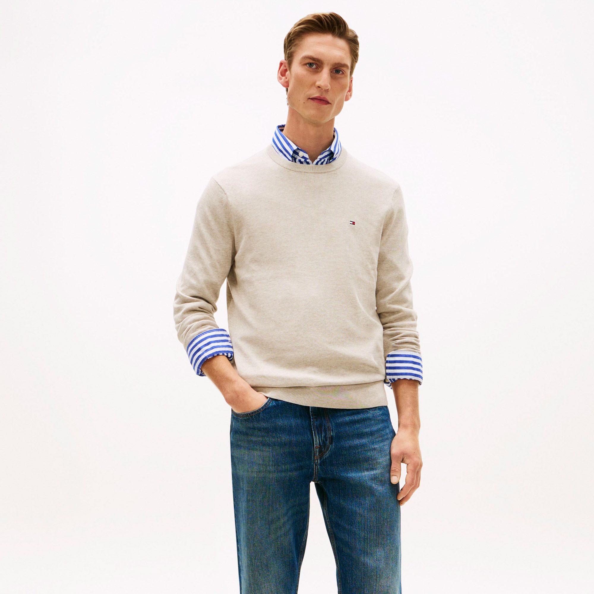 Tommy Hilfiger Essential Cotton Sweater Heren