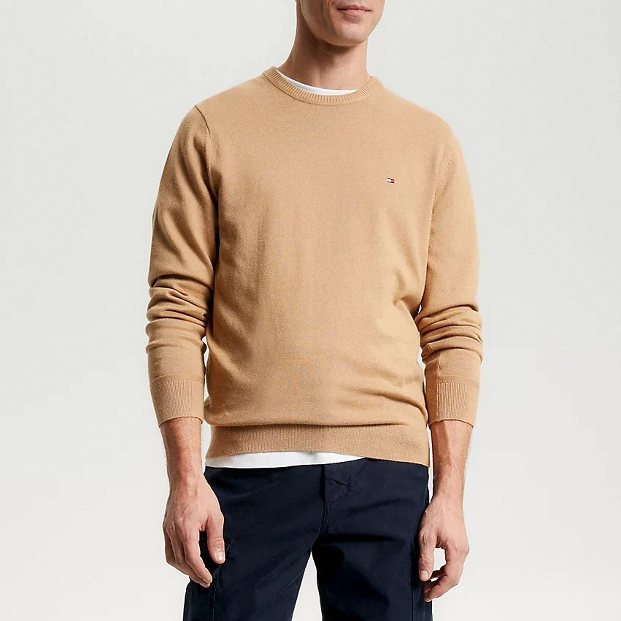Tommy Hilfiger Pima Cotton Cashmere Sweater Heren