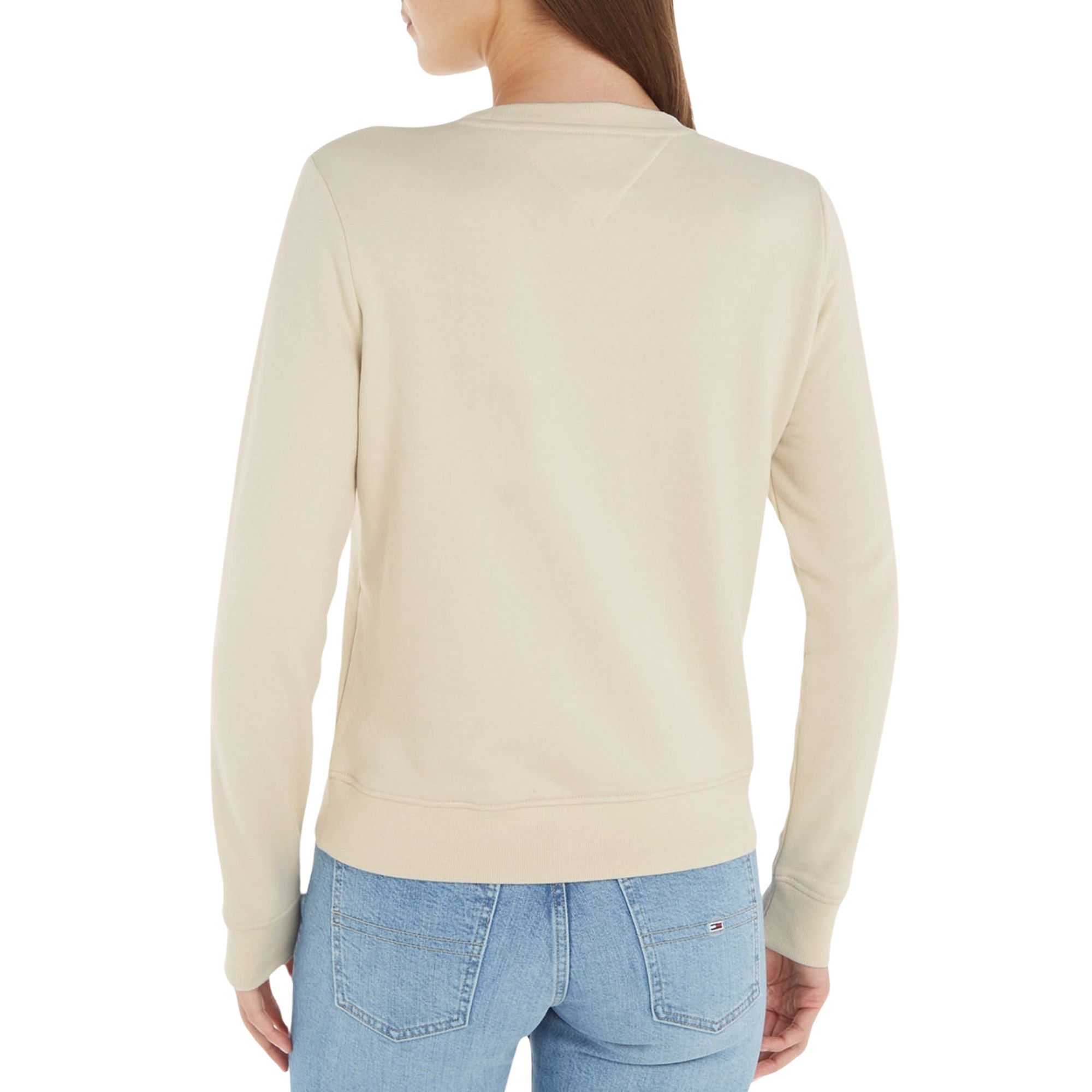 Tommy Hilfiger Regular Essential Logo Linear Crew Sweater Dames