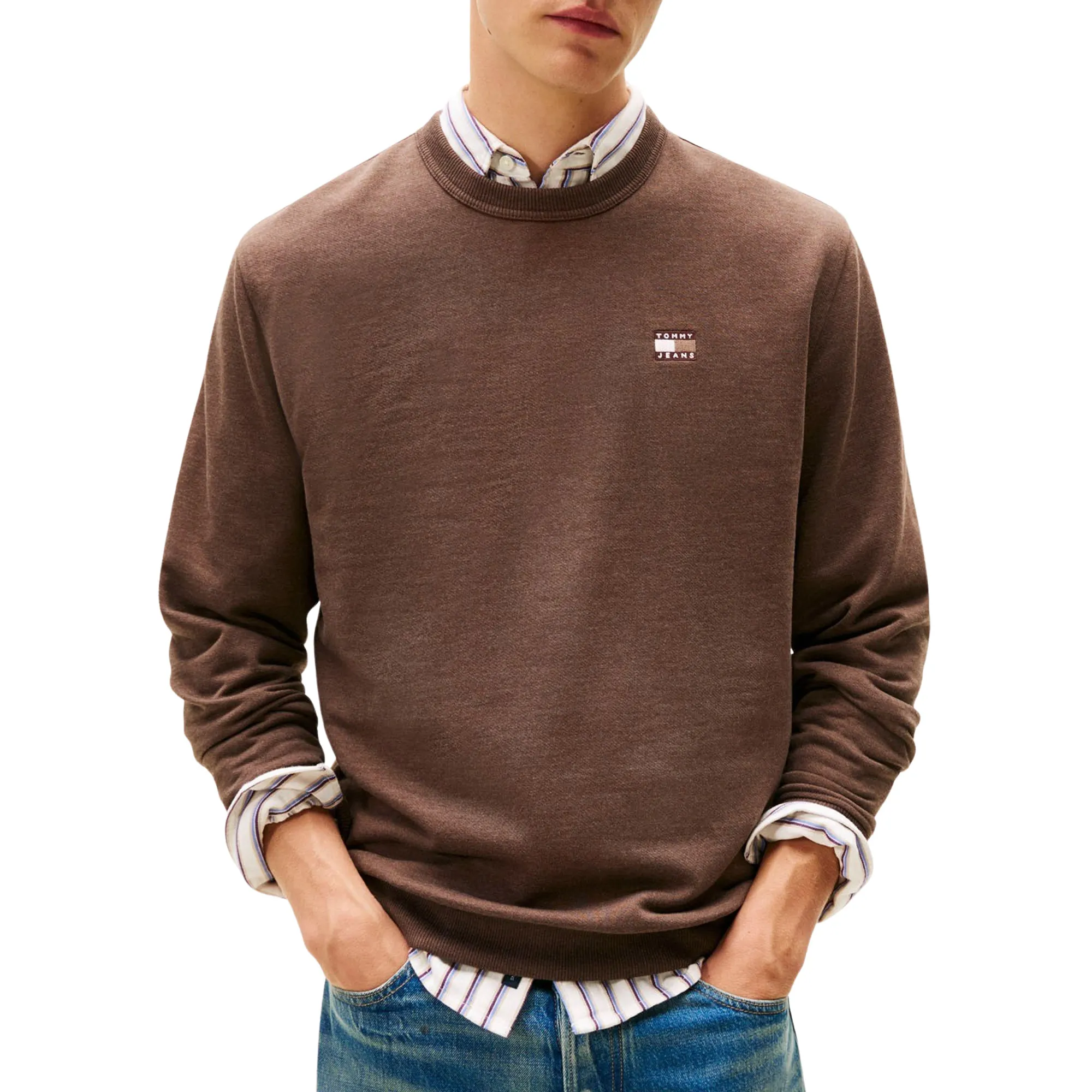 Tommy Hilfiger Regular Badge Crew Sweater Heren