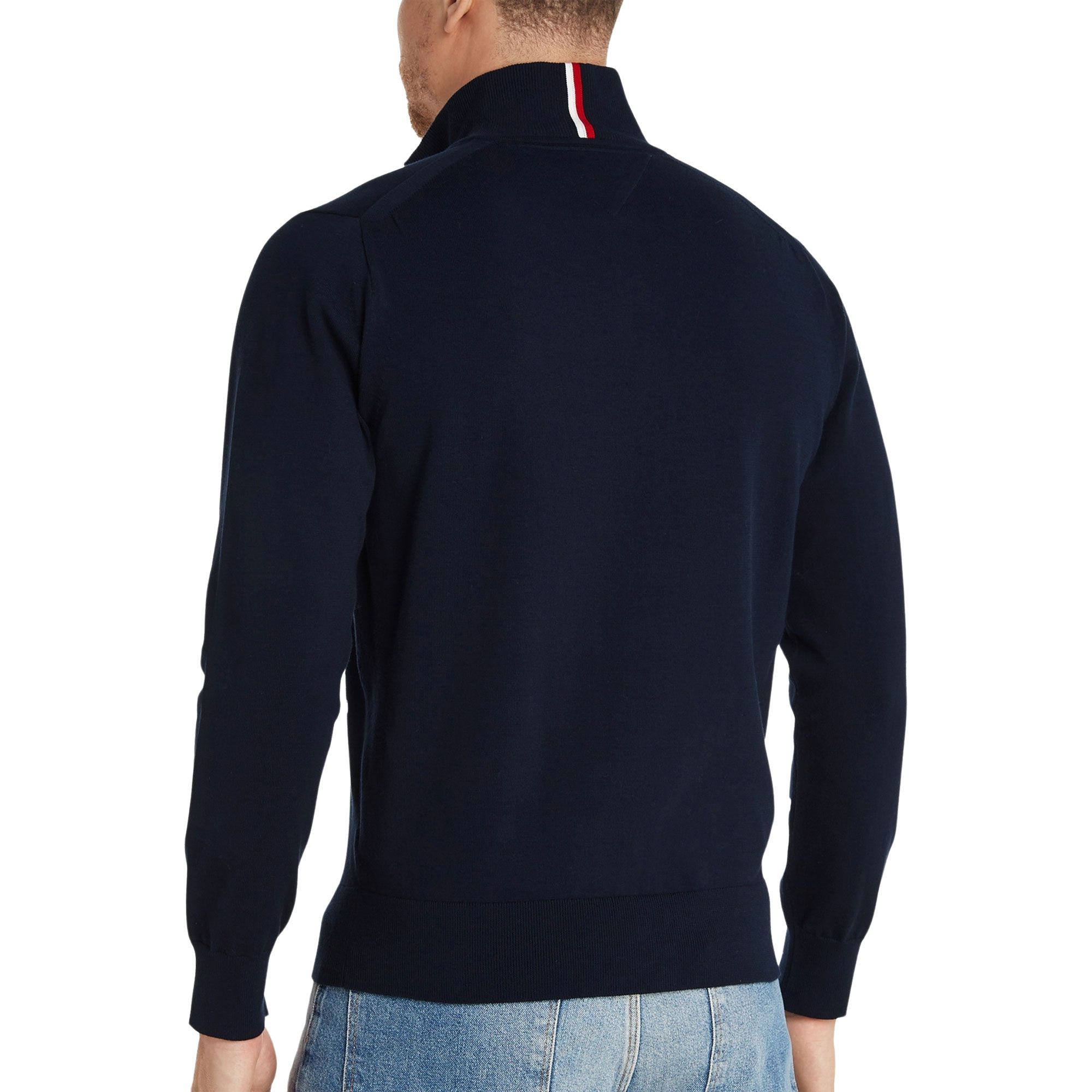 Tommy Hilfiger 1985 Zip Mock Neck Sweater Heren