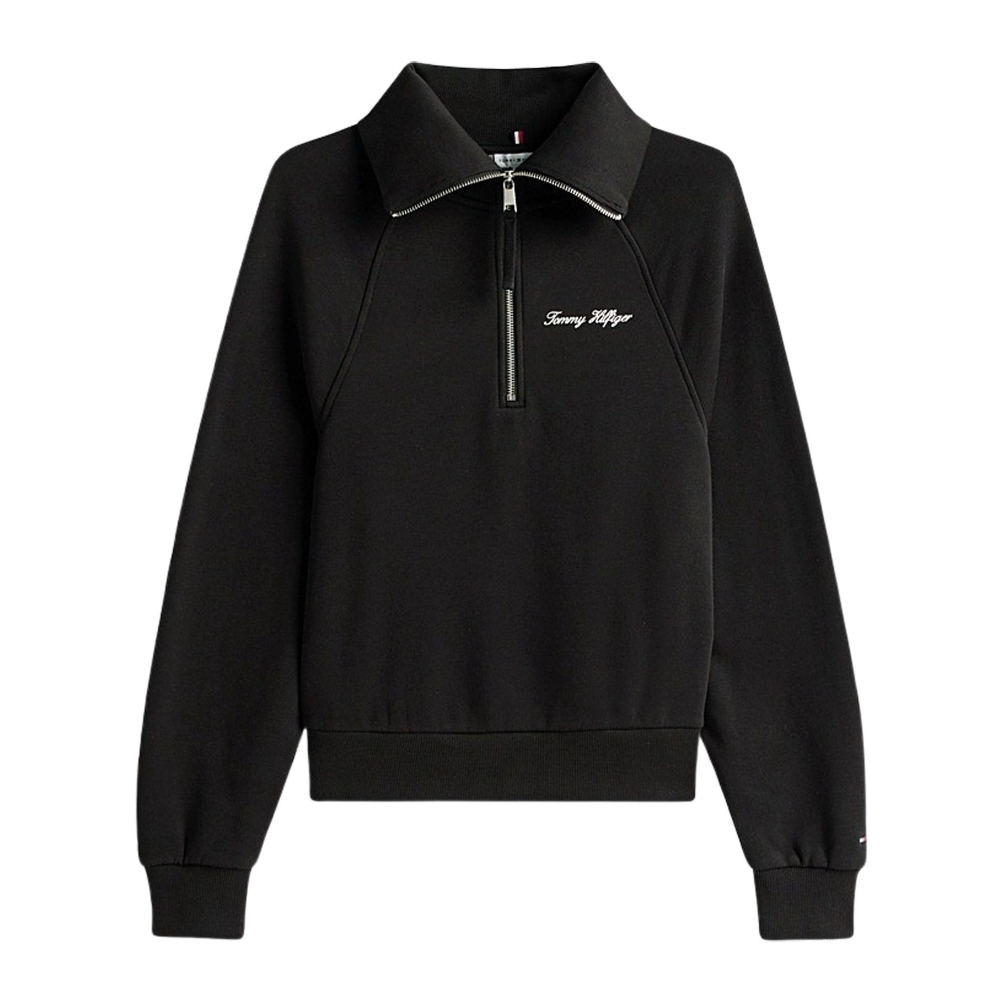 Tommy Hilfiger Classic Script Fleece Half Knit Pullover Damen