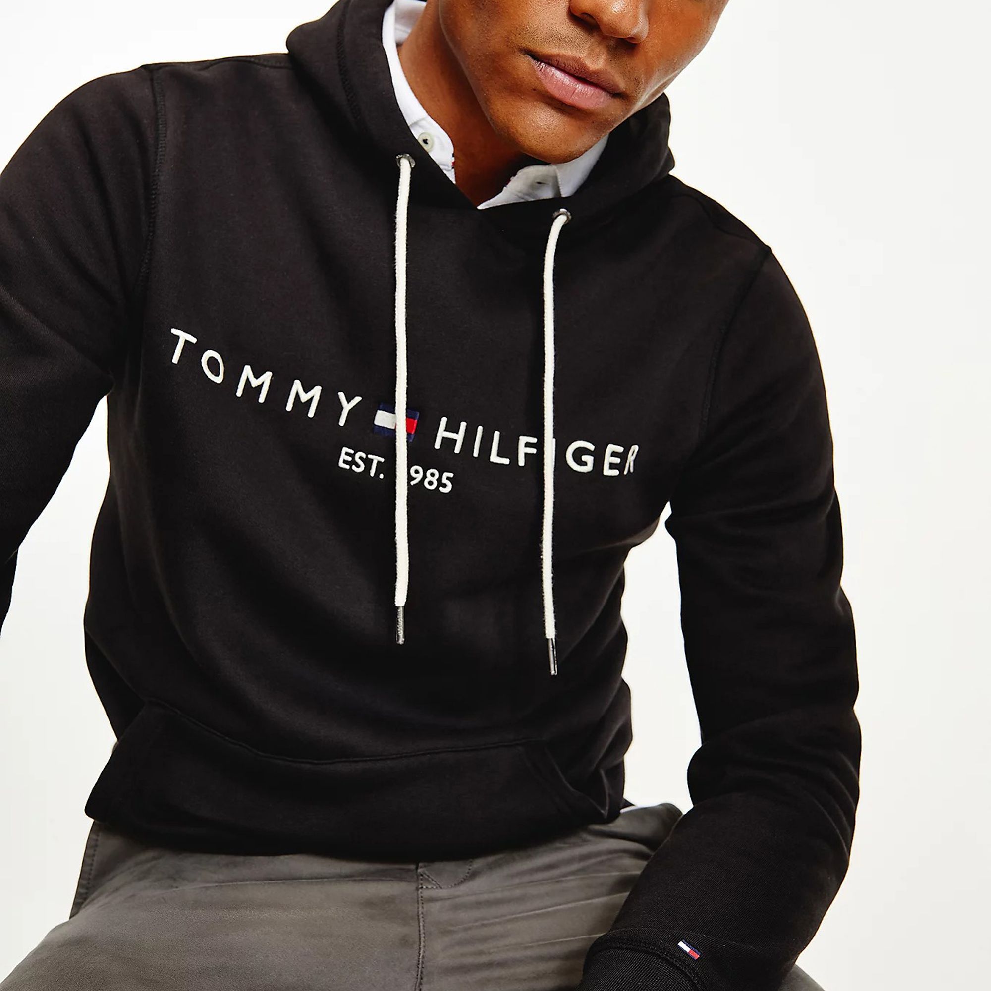 Tommy Hilfiger Logo Hoodie Heren