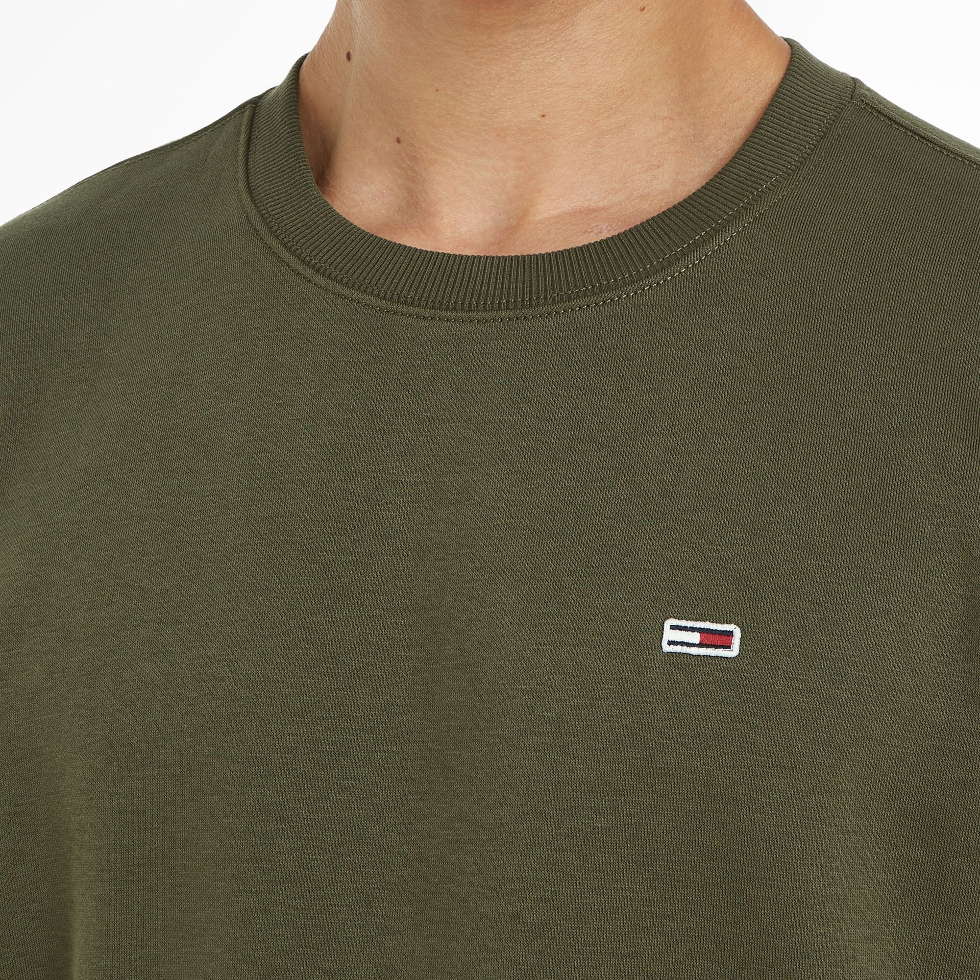 Tommy Hilfiger Regular Fleece Crew Neck Sweater Heren
