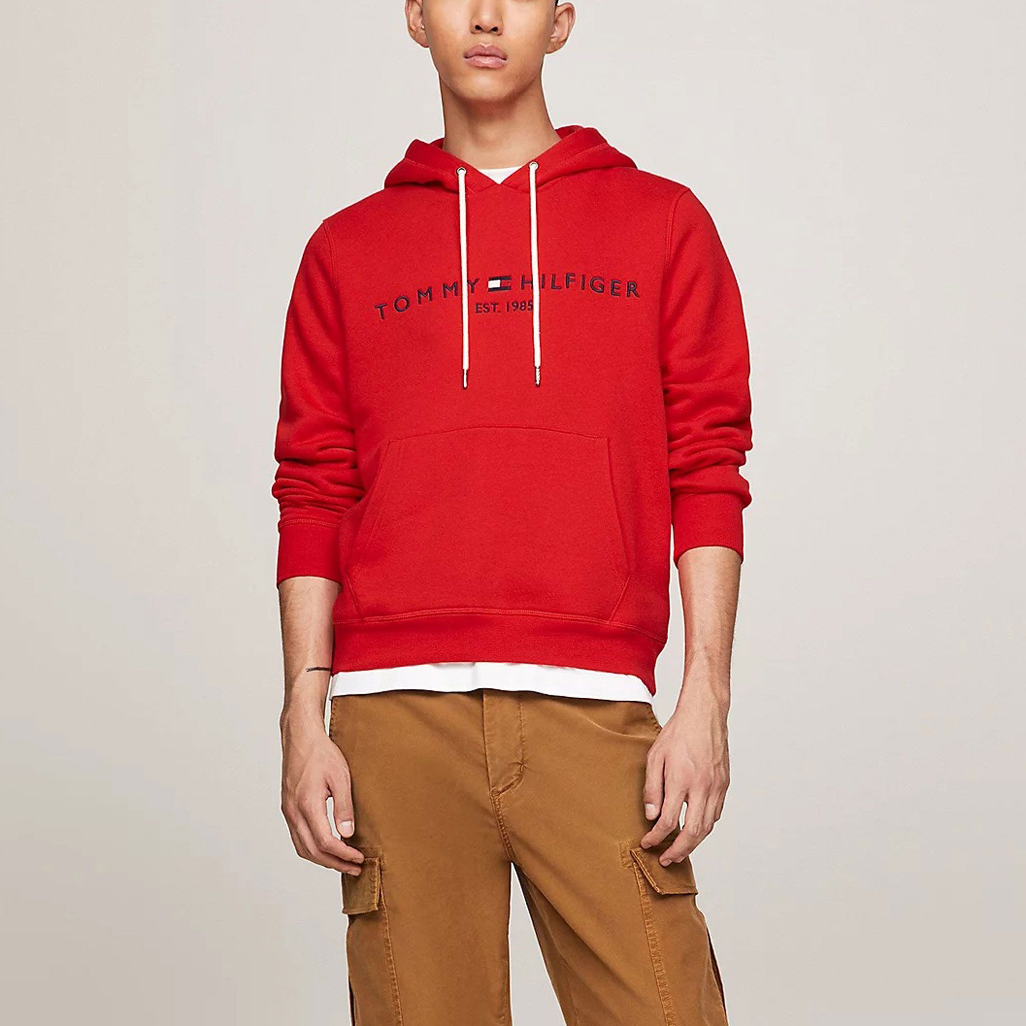 Tommy Hilfiger Logo Hoodie Heren