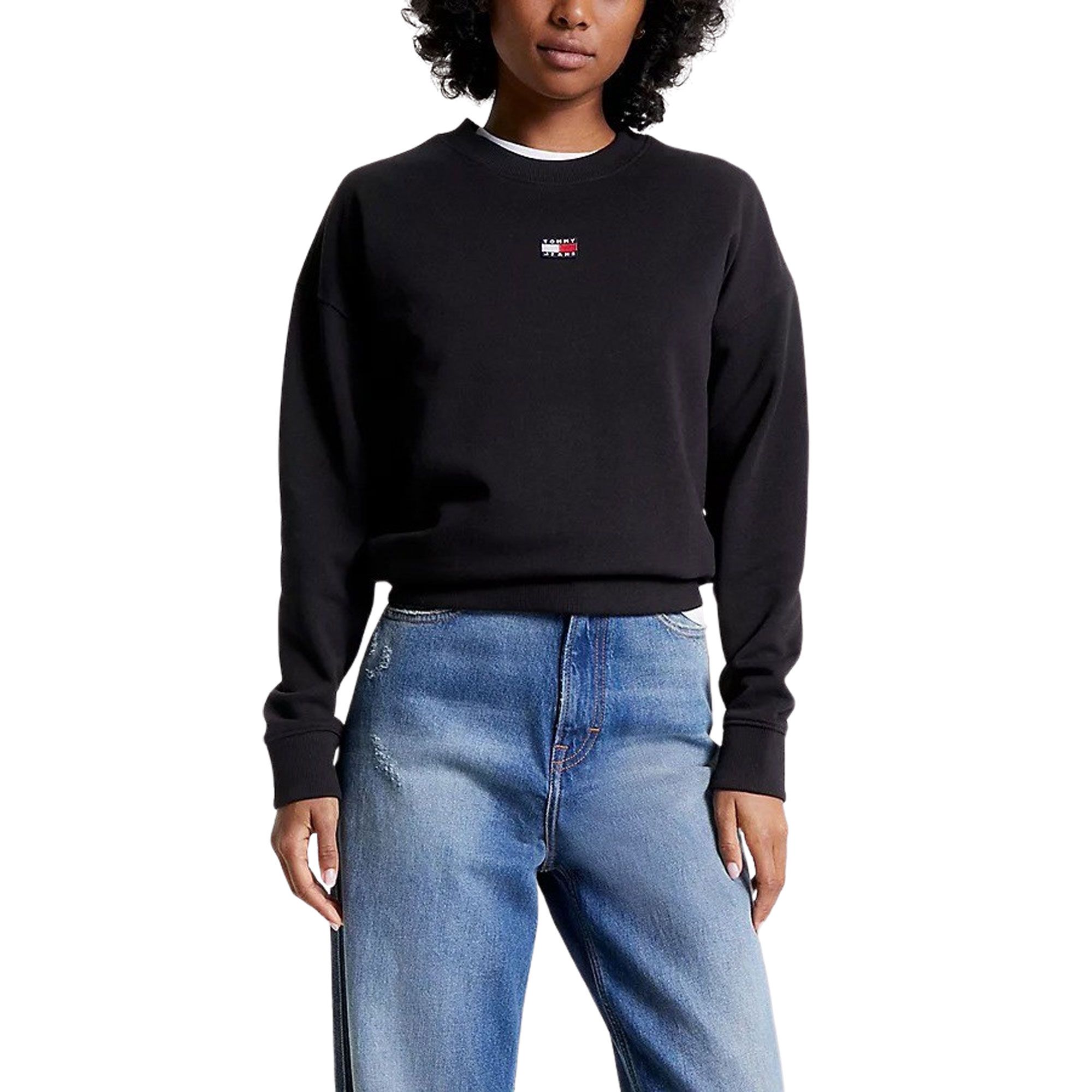Tommy Hilfiger Small Badge Crew Sweater Dames