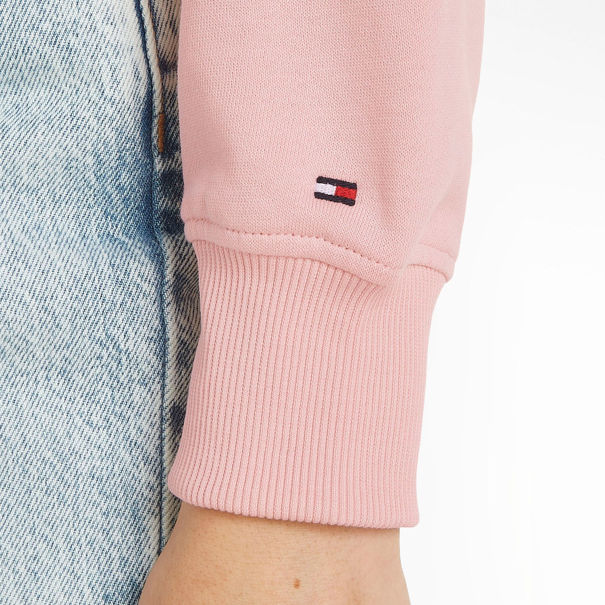 Pull Tommy Hilfiger Regular Script Logo 1/2 Zip Femmes