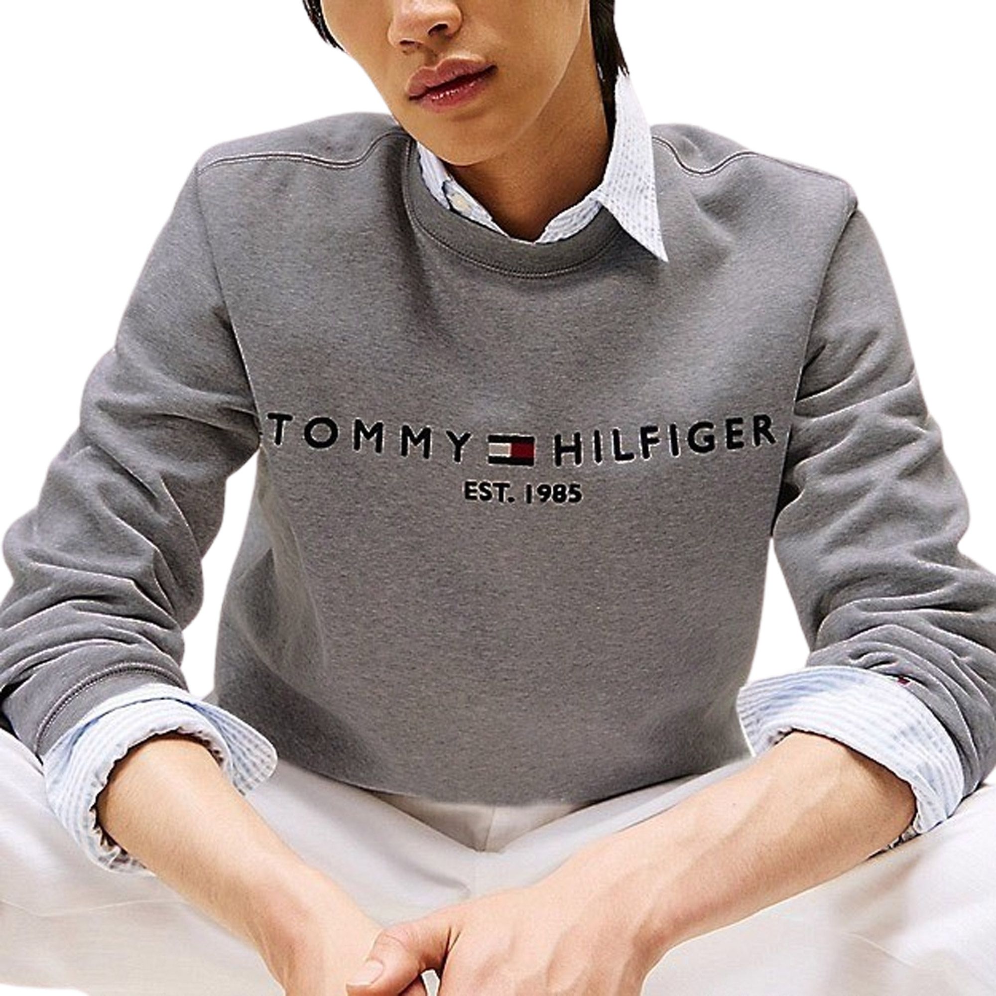 Pullover Tommy Hilfiger Logo Hommes