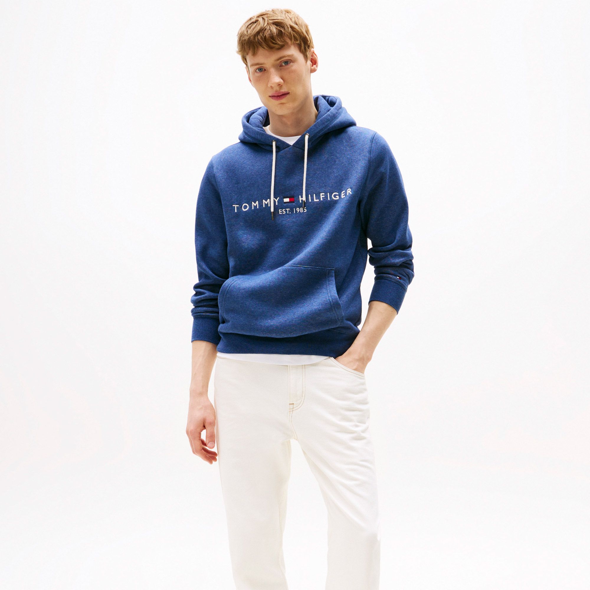 Sweat à capuche Tommy Hilfiger Logo Homme