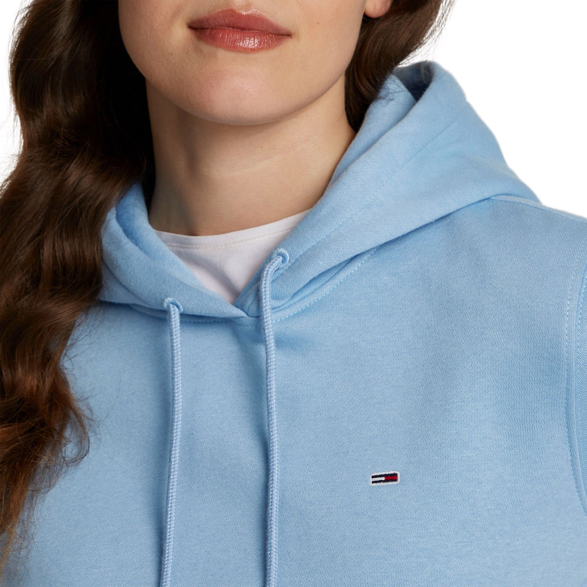 Tommy Hilfiger Regular Small Flag Logo Hoodie Dames