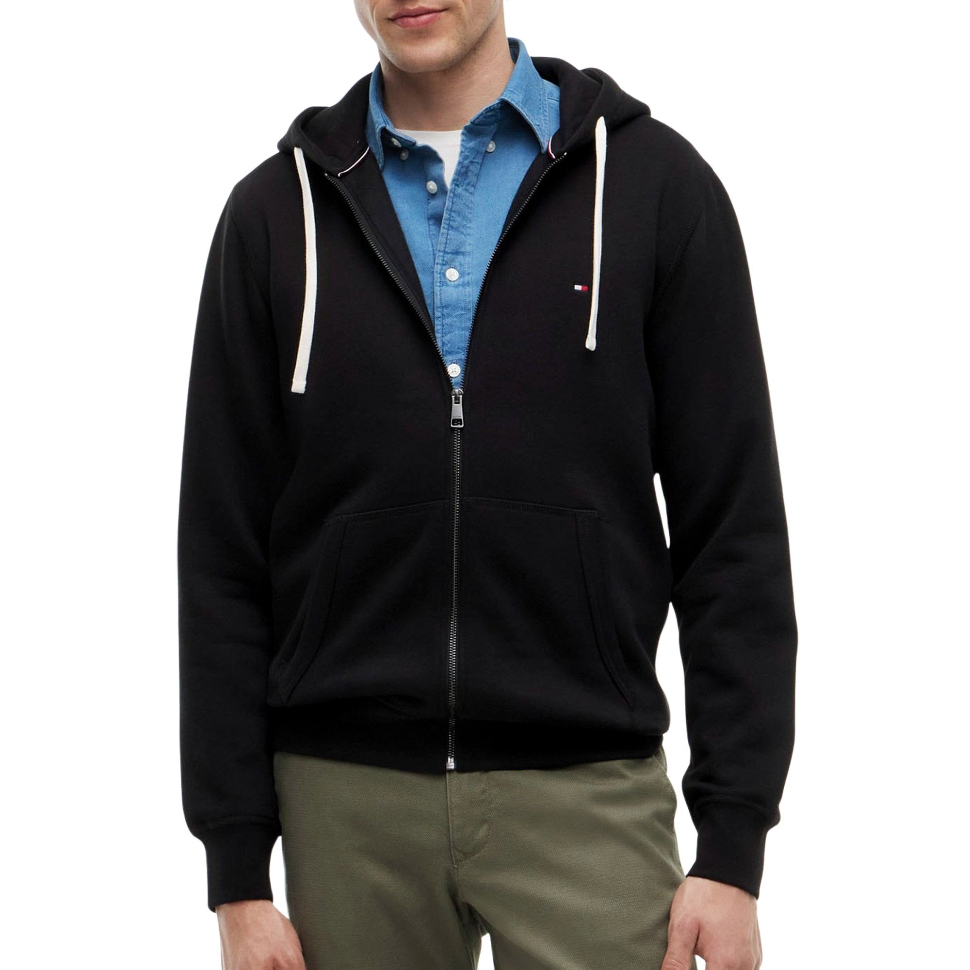 Tommy Hilfiger Essential Fleece Hooded Vest Heren