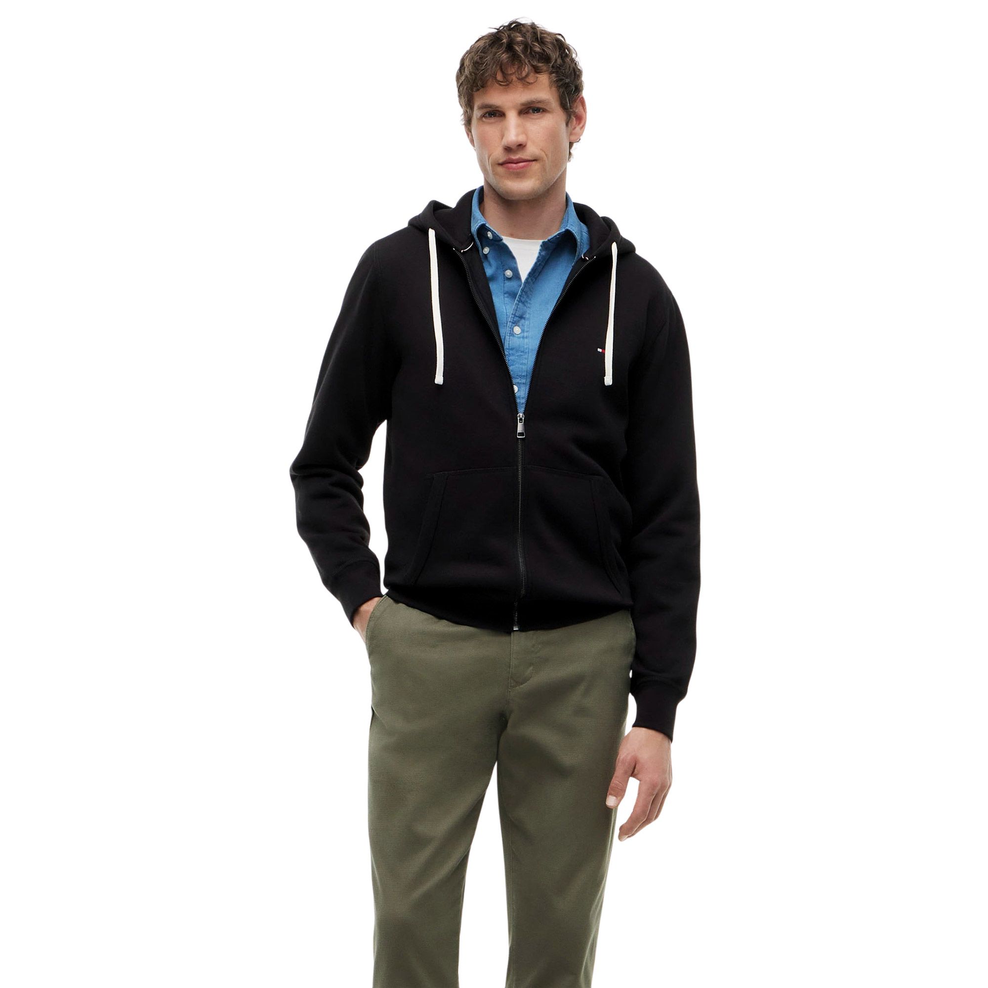 Tommy Hilfiger Essential Fleece Hooded Vest Heren