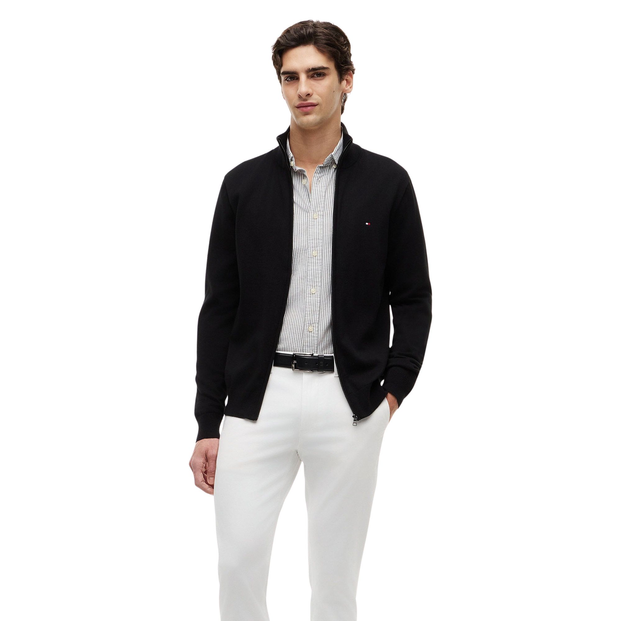 Tommy Hilfiger Essential Mock Neck Zip Vest Heren