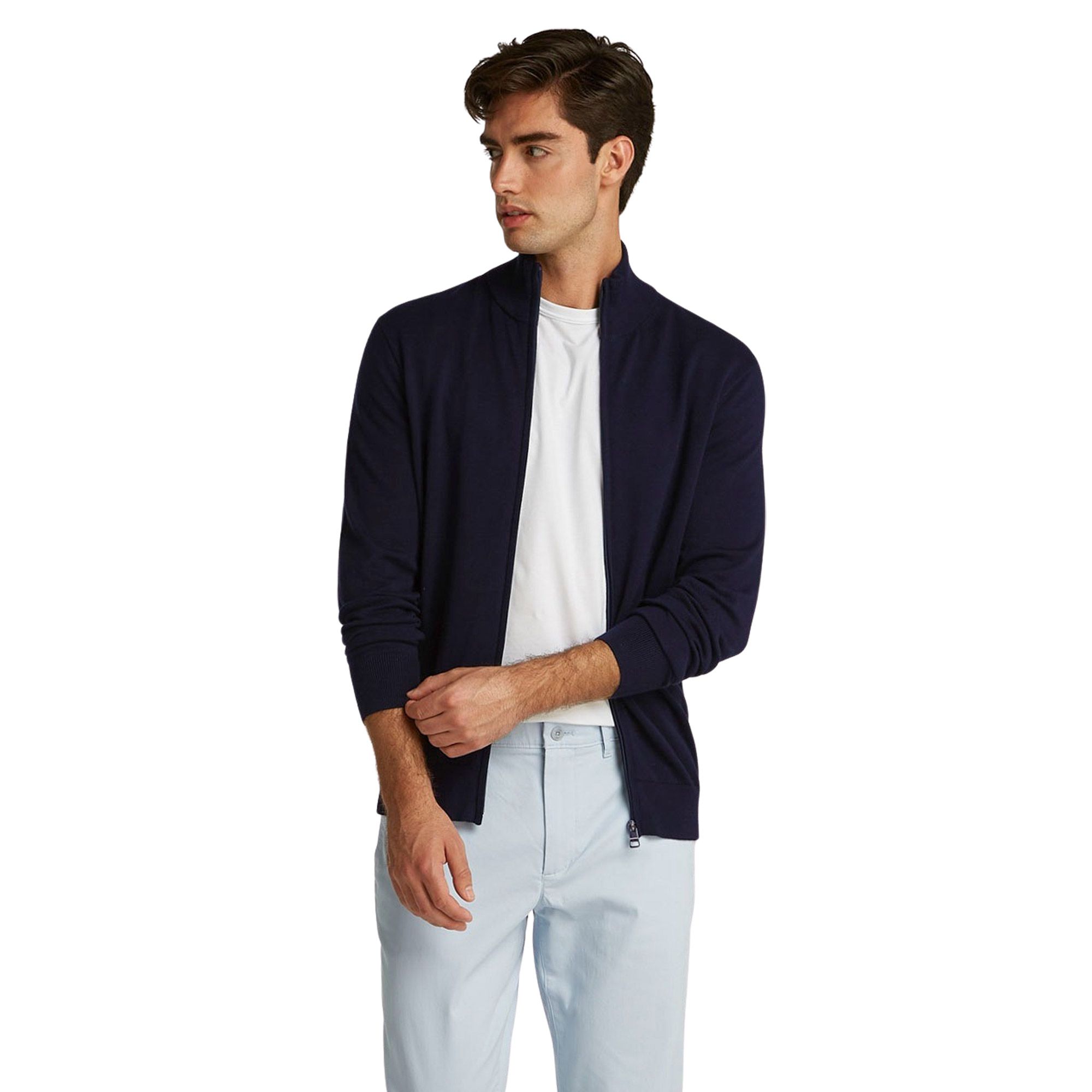 Tommy Hilfiger Essential Mock Neck Zip Vest Heren
