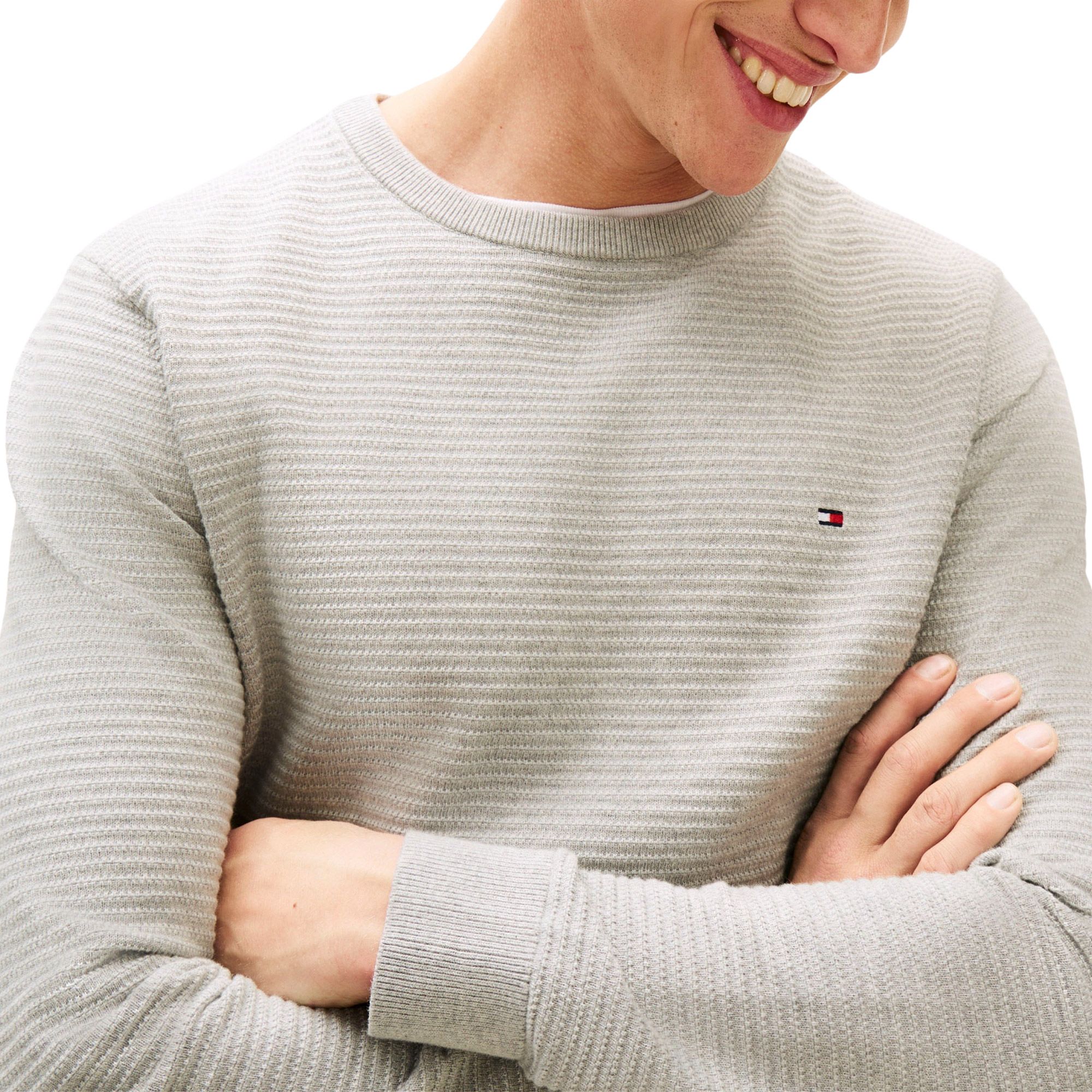 Tommy Hilfiger Seasonal Structure Crew Sweater Heren