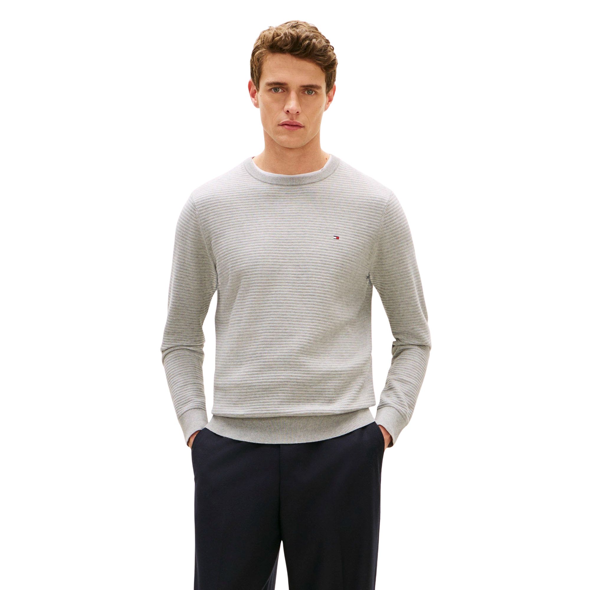 Tommy Hilfiger Seasonal Structure Crew Sweater Heren