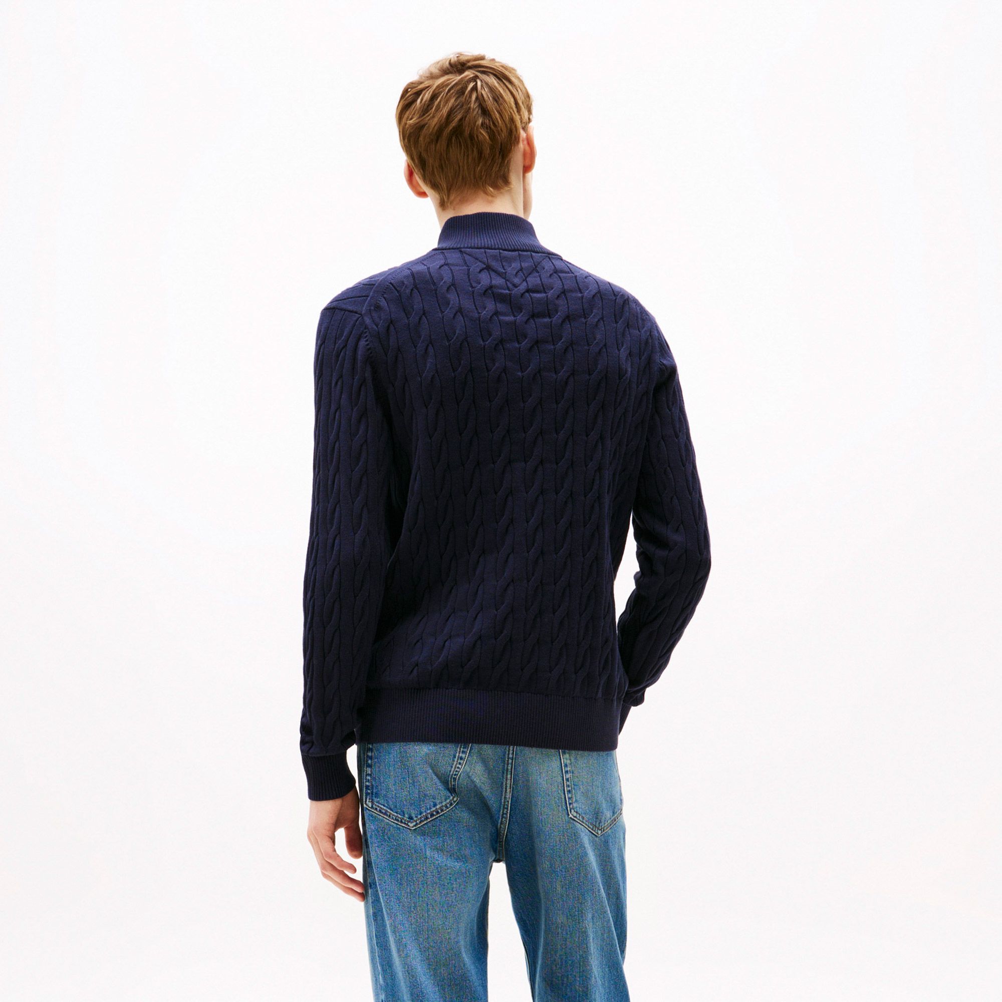 Tommy Hilfiger Classic Cotton Cable Sweater Heren