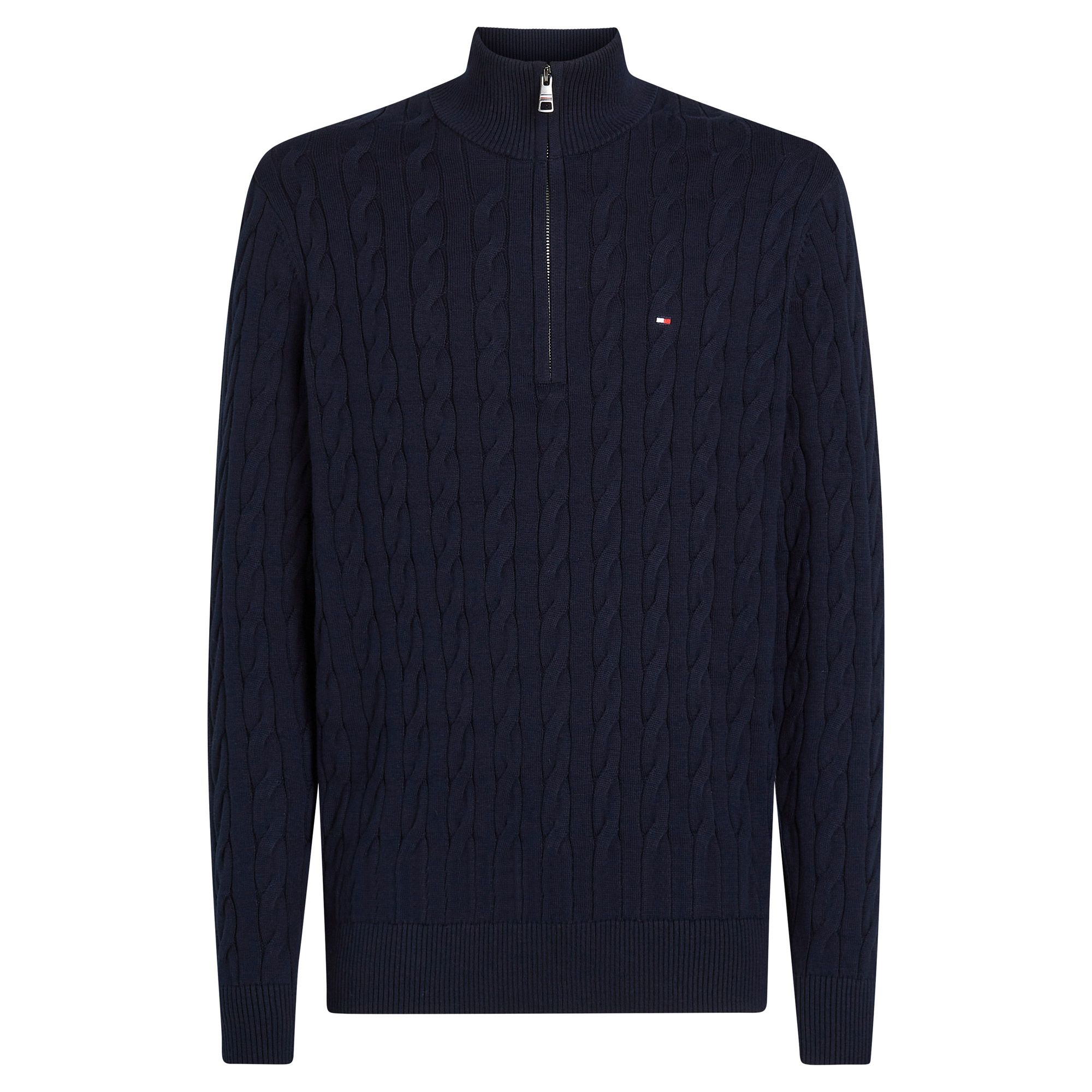 Tommy Hilfiger Classic Cotton Cable Sweater Heren