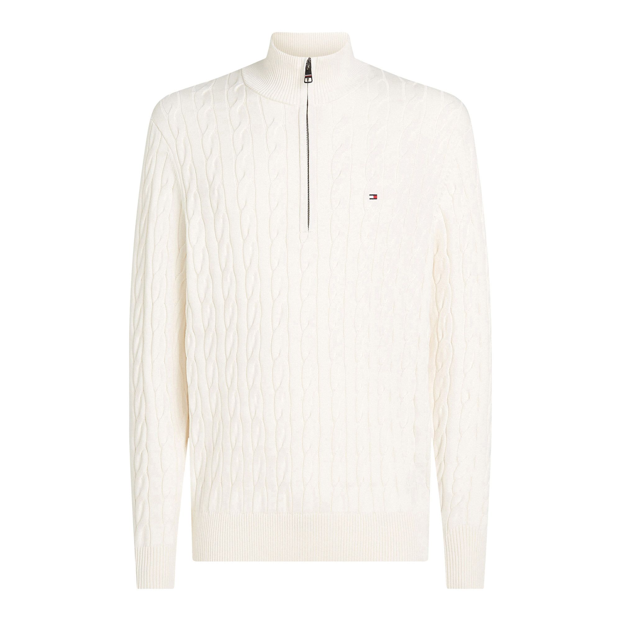Tommy Hilfiger Classic Cotton Cable Sweater Heren