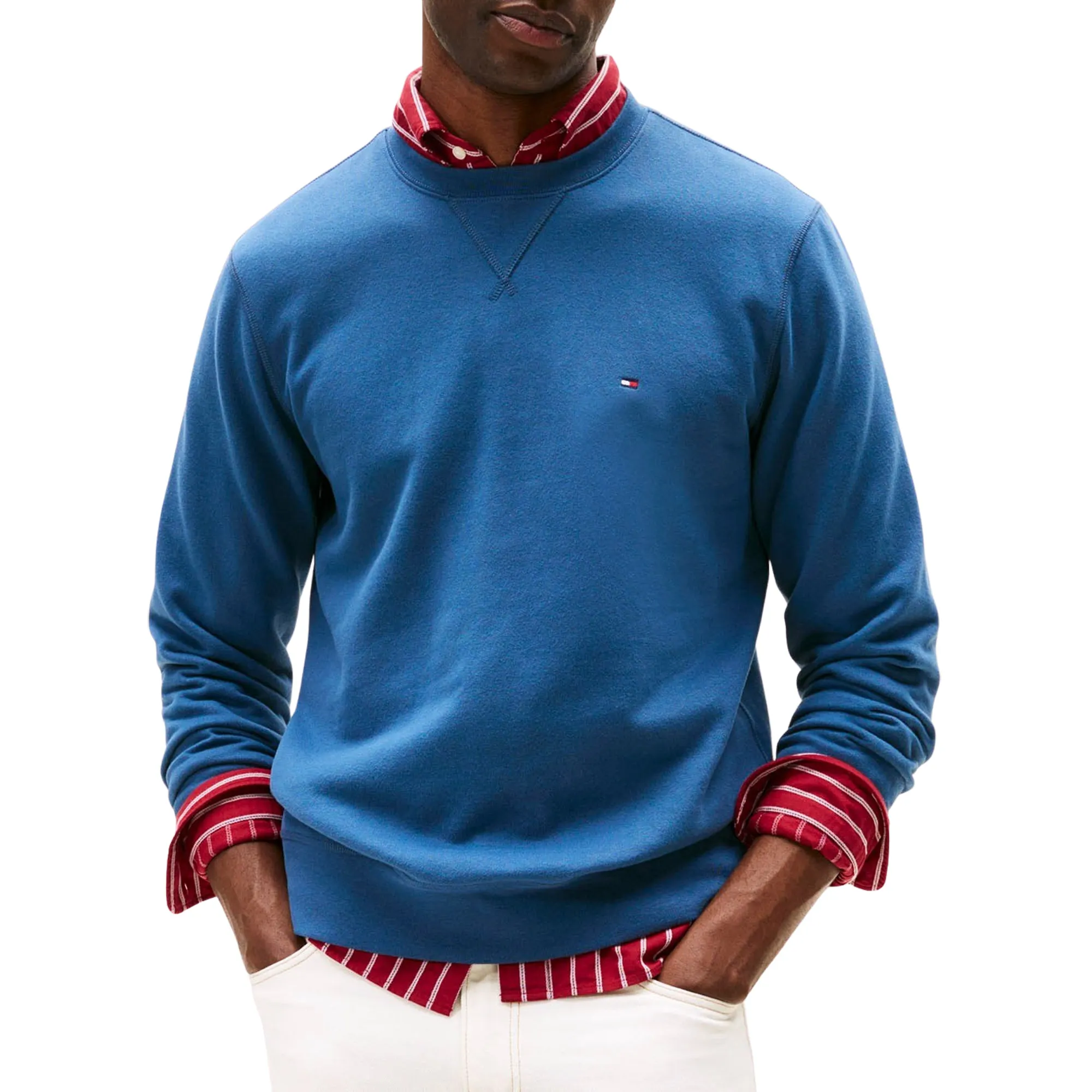 Tommy Hilfiger Seasonal Fleece Crew Sweater Heren