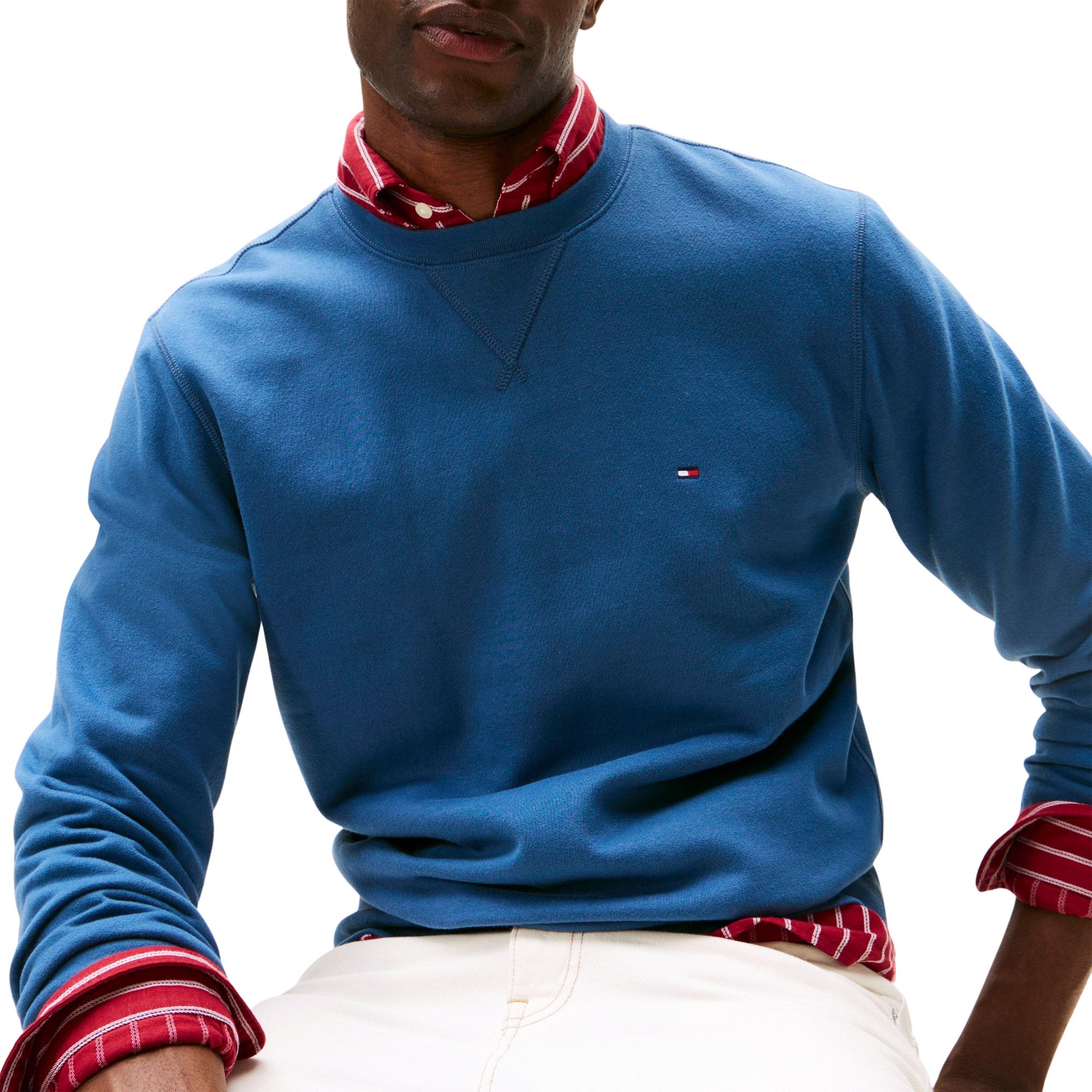 Tommy Hilfiger Seasonal Fleece Crew Sweater Heren