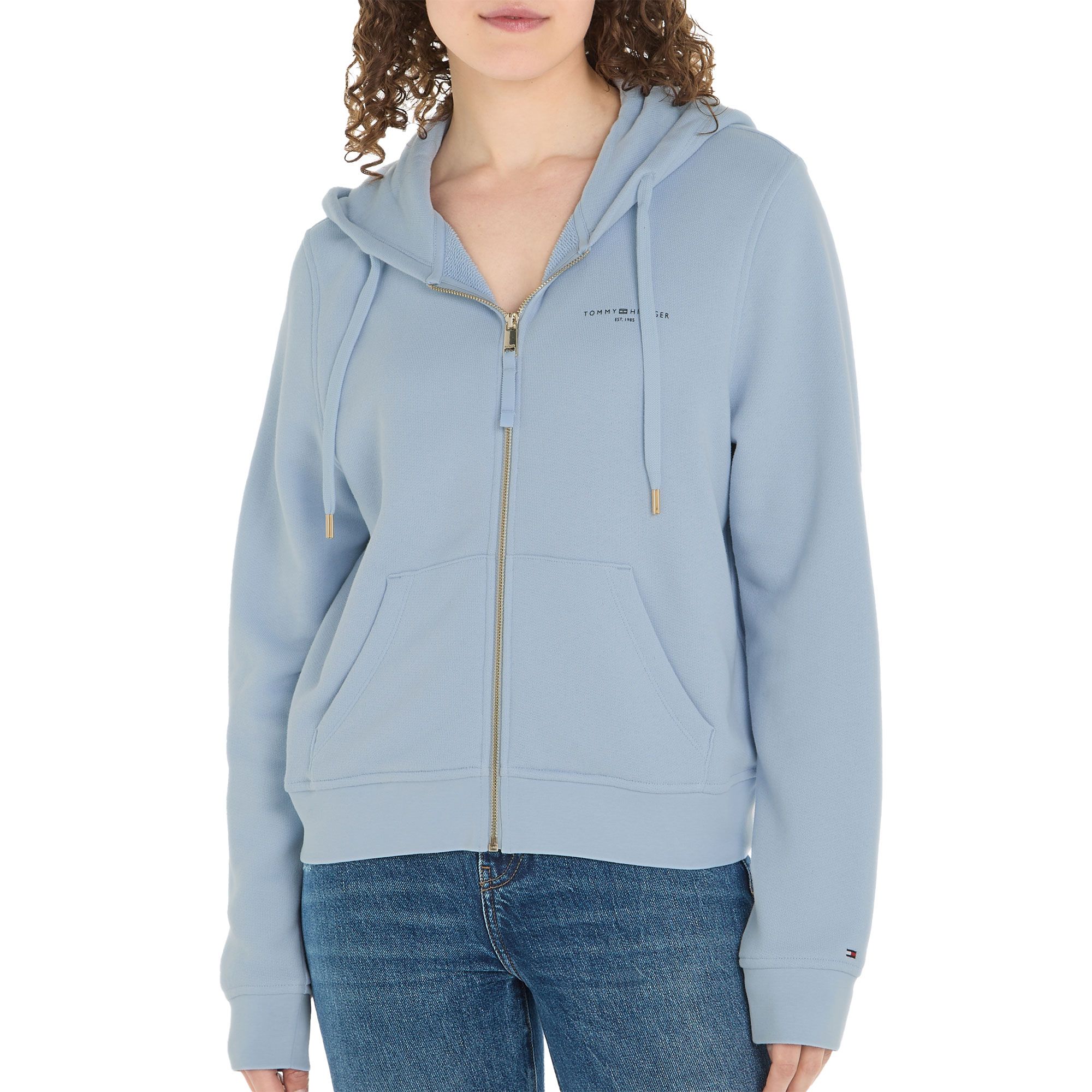 Tommy Hilfiger 1985 Regular Mini Corp Zip Sweatvest Dames