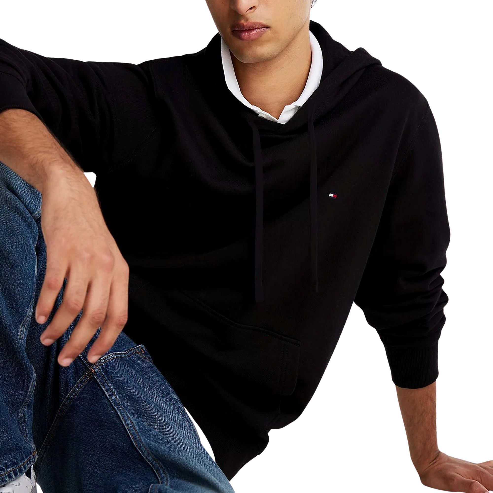 Tommy Hilfiger Essential Flag Embroidery Hoodie Heren