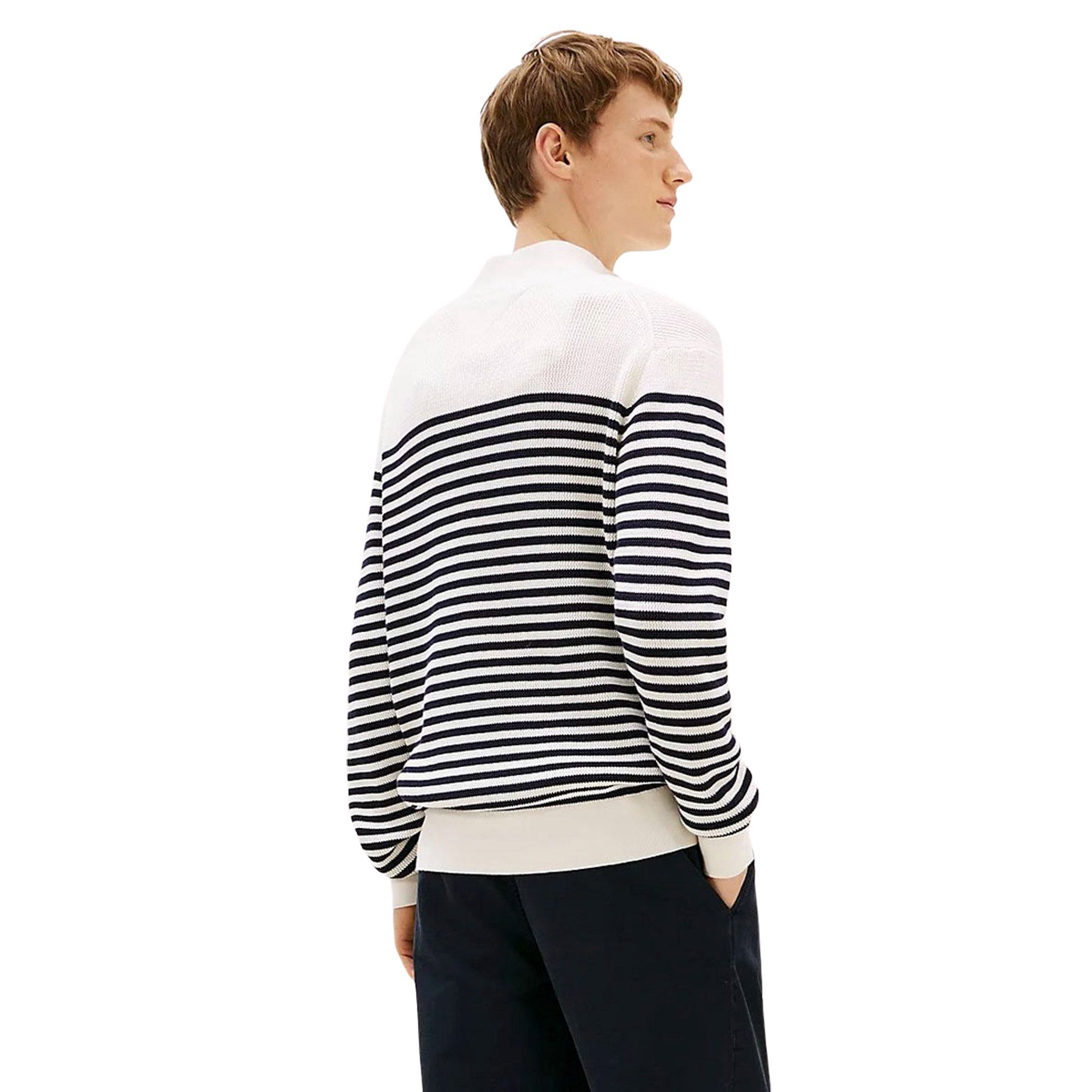 Tommy Hilfiger Textured Quarter Zip Sweater Heren