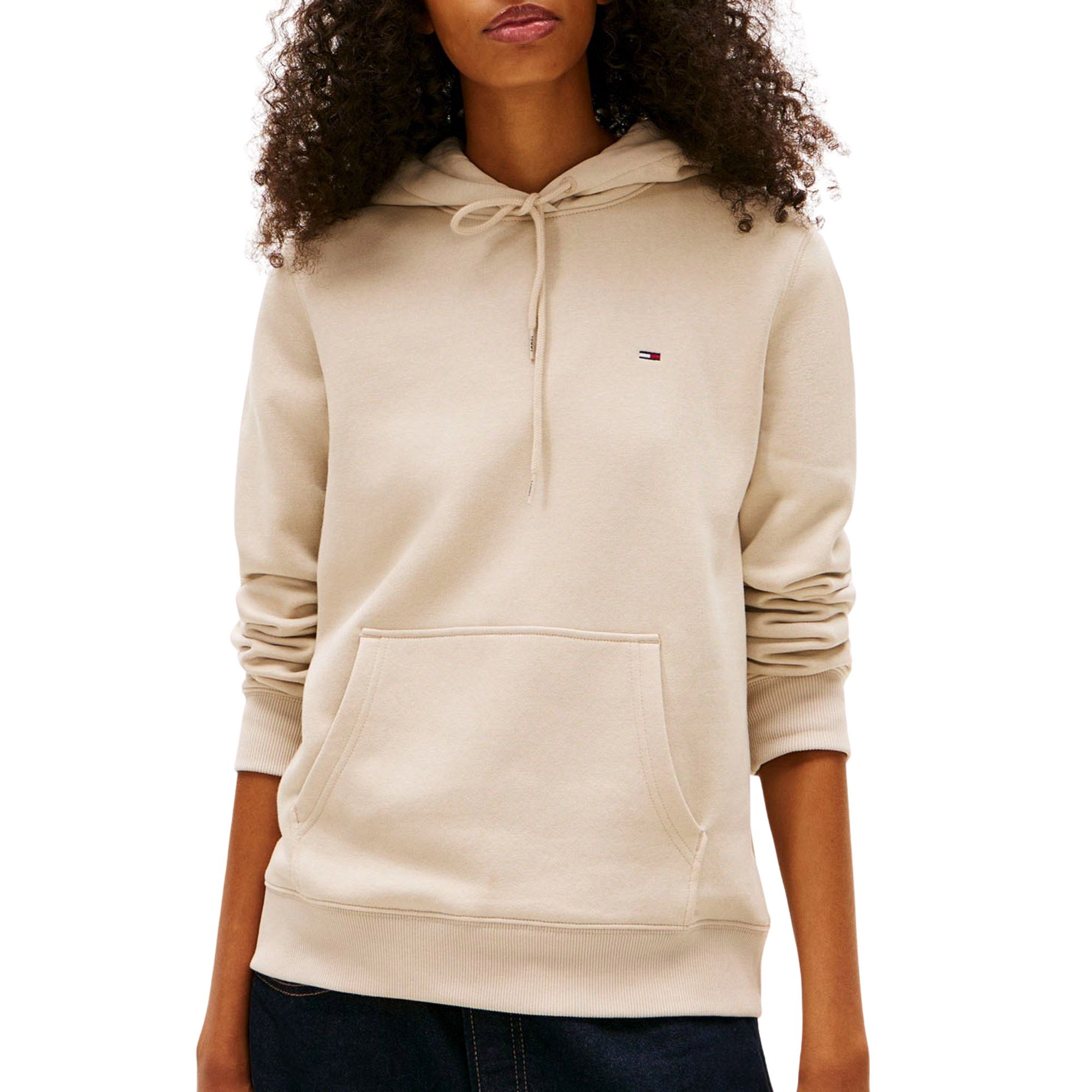 Tommy Hilfiger Regular Small Flag Logo Hoodie Dames