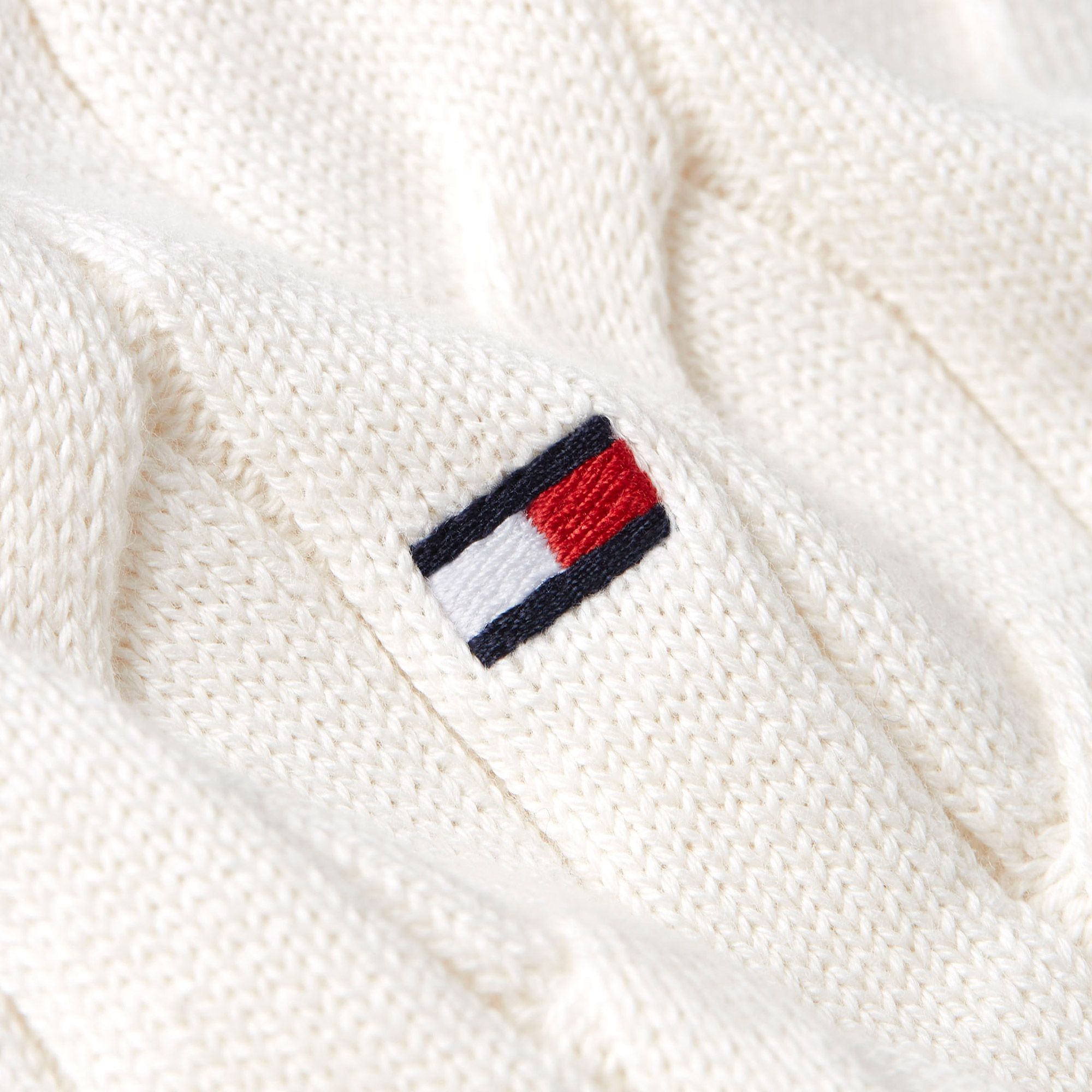 Tommy Hilfiger Classic Cotton Cable Crew Sweater Heren