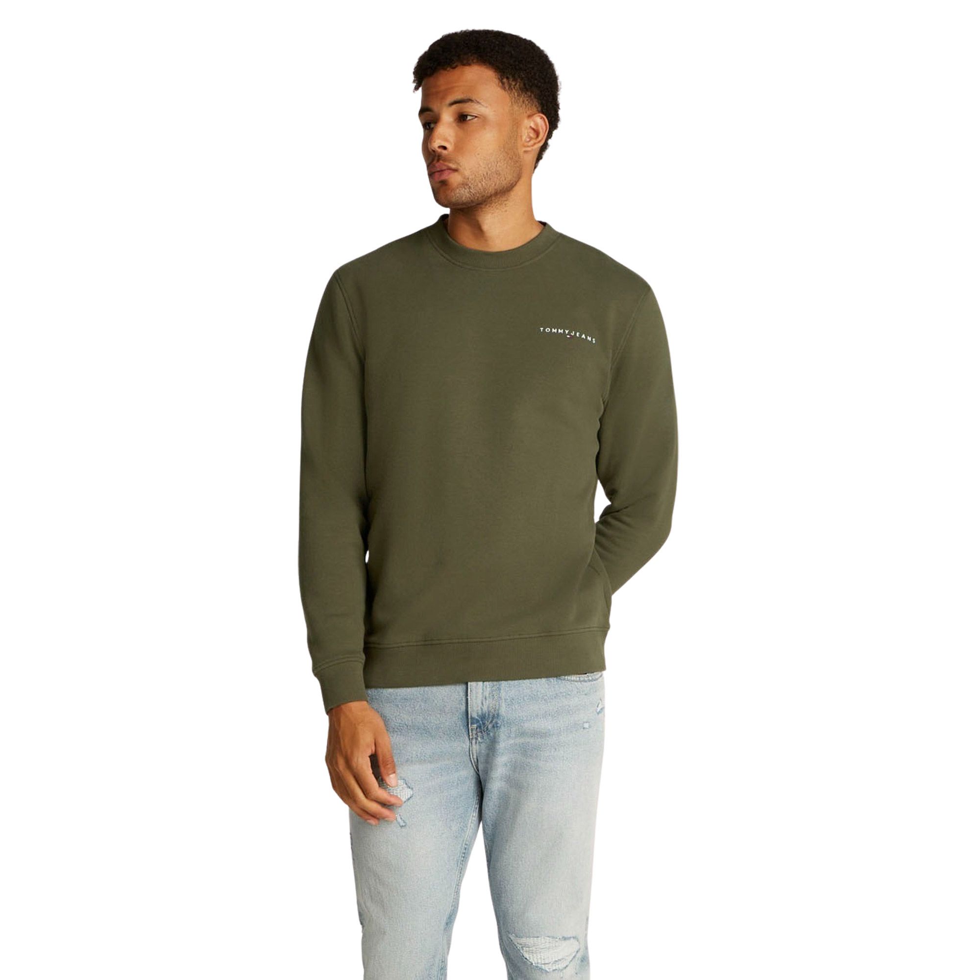 Tommy Hilfiger Regular Linear Crew Sweater Heren