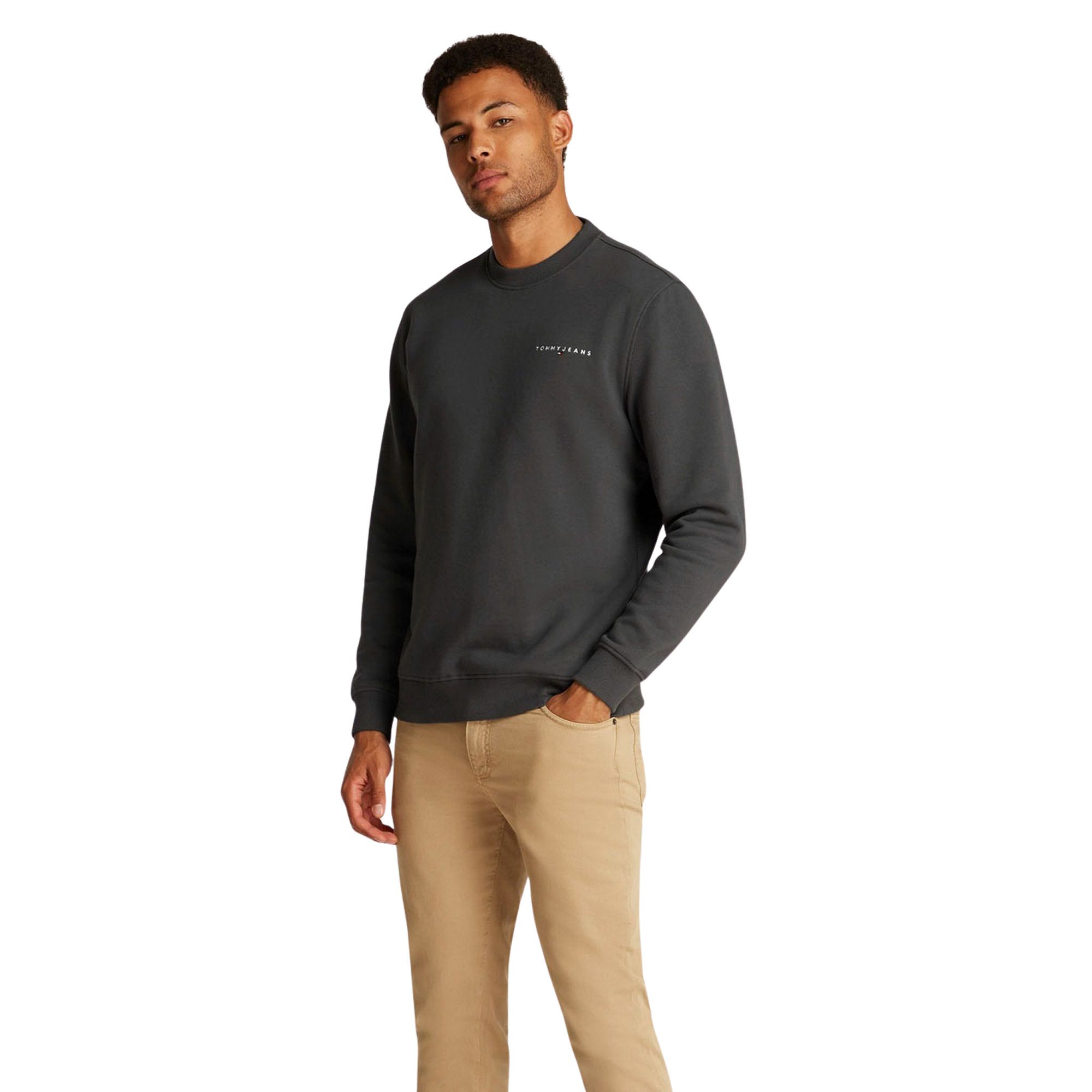 Tommy Hilfiger Regular Linear Crew Sweater Heren