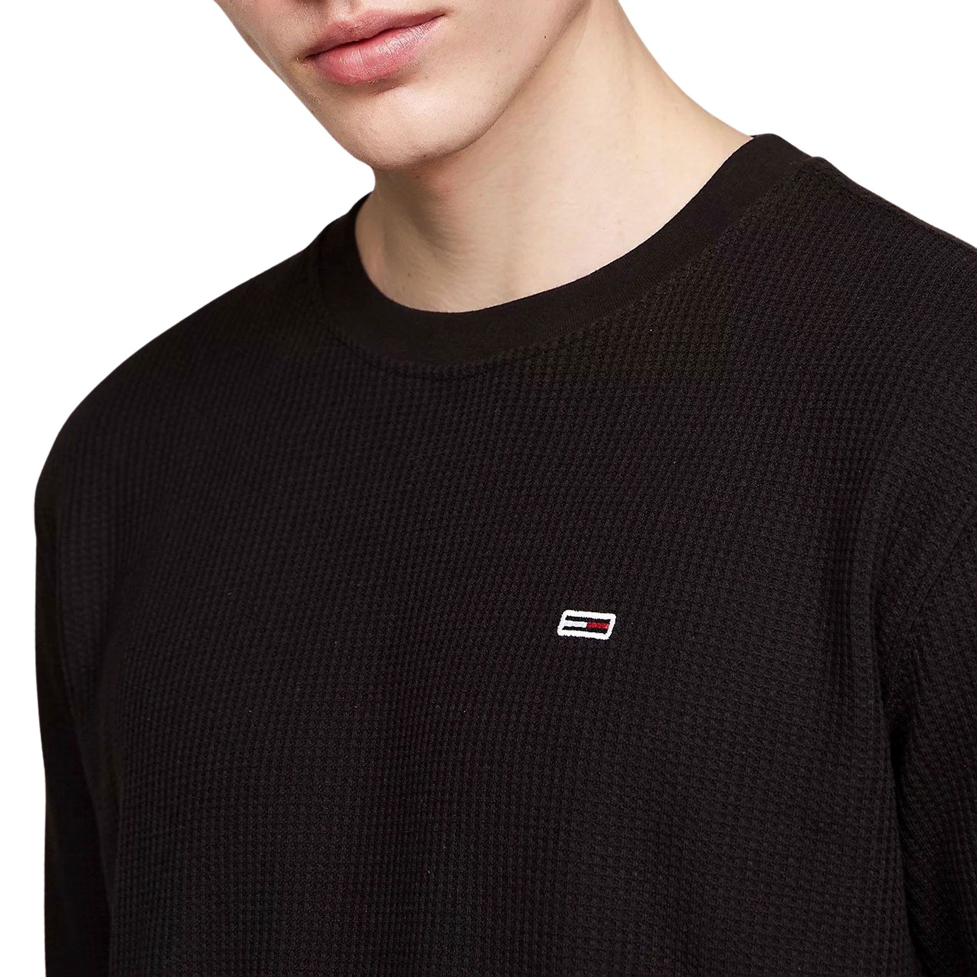Tommy Hilfiger Regular Waffle Longsleeve Shirt Heren