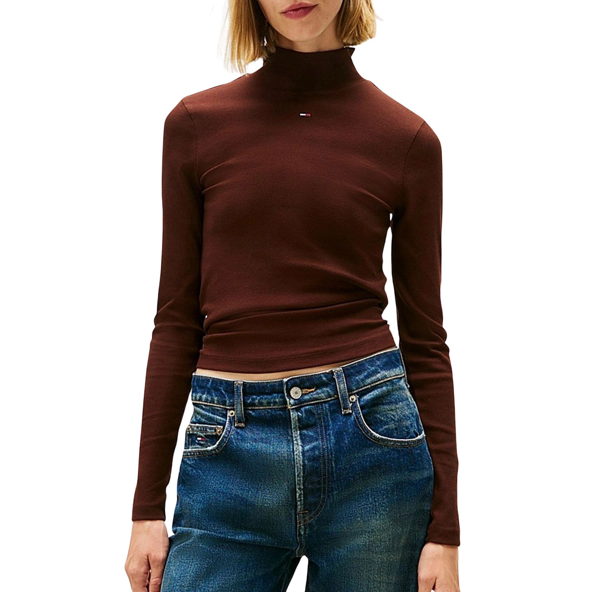 Tommy Hilfiger Essential Mock Neck Sweater Dames