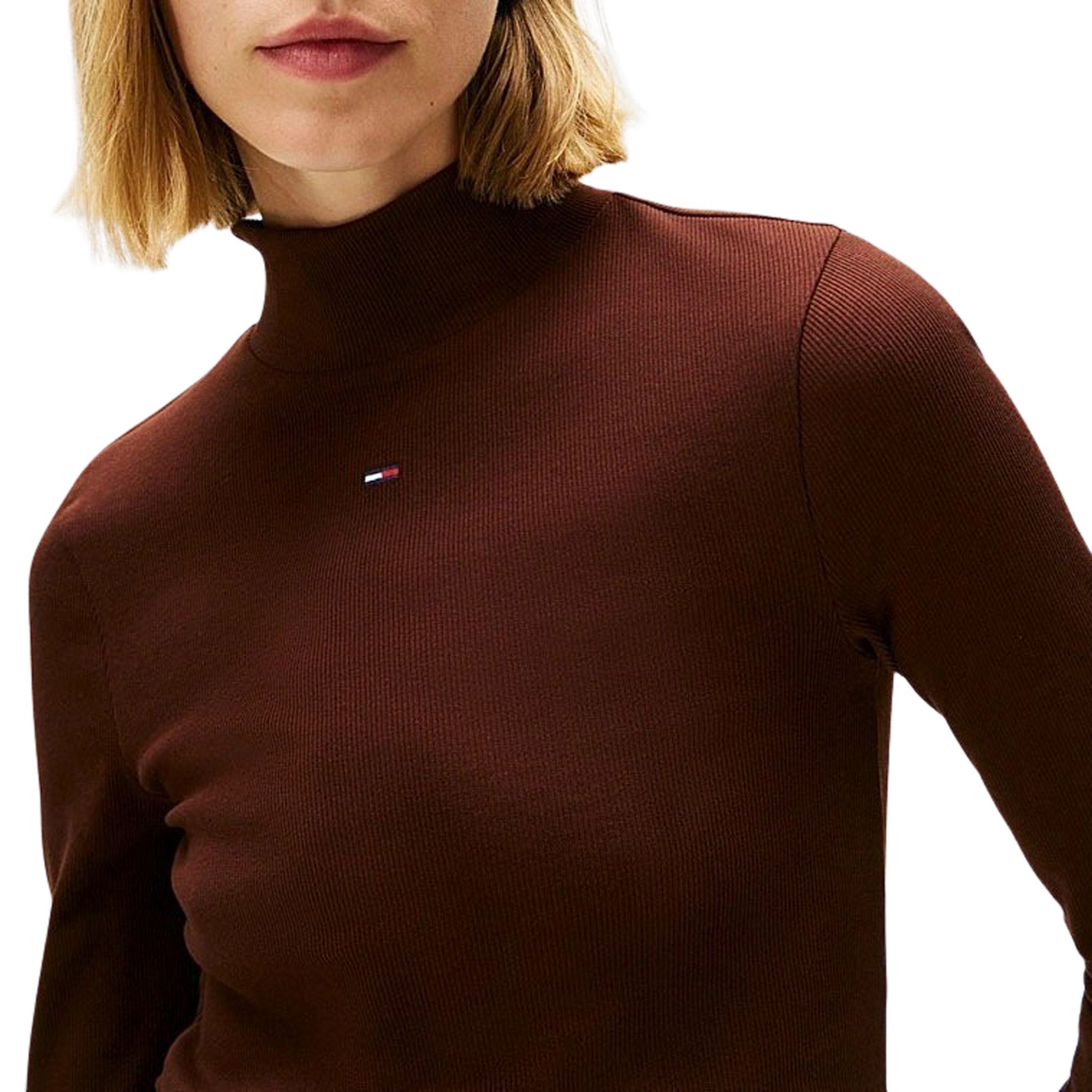 Tommy Hilfiger Essential Mock Neck Sweater Dames