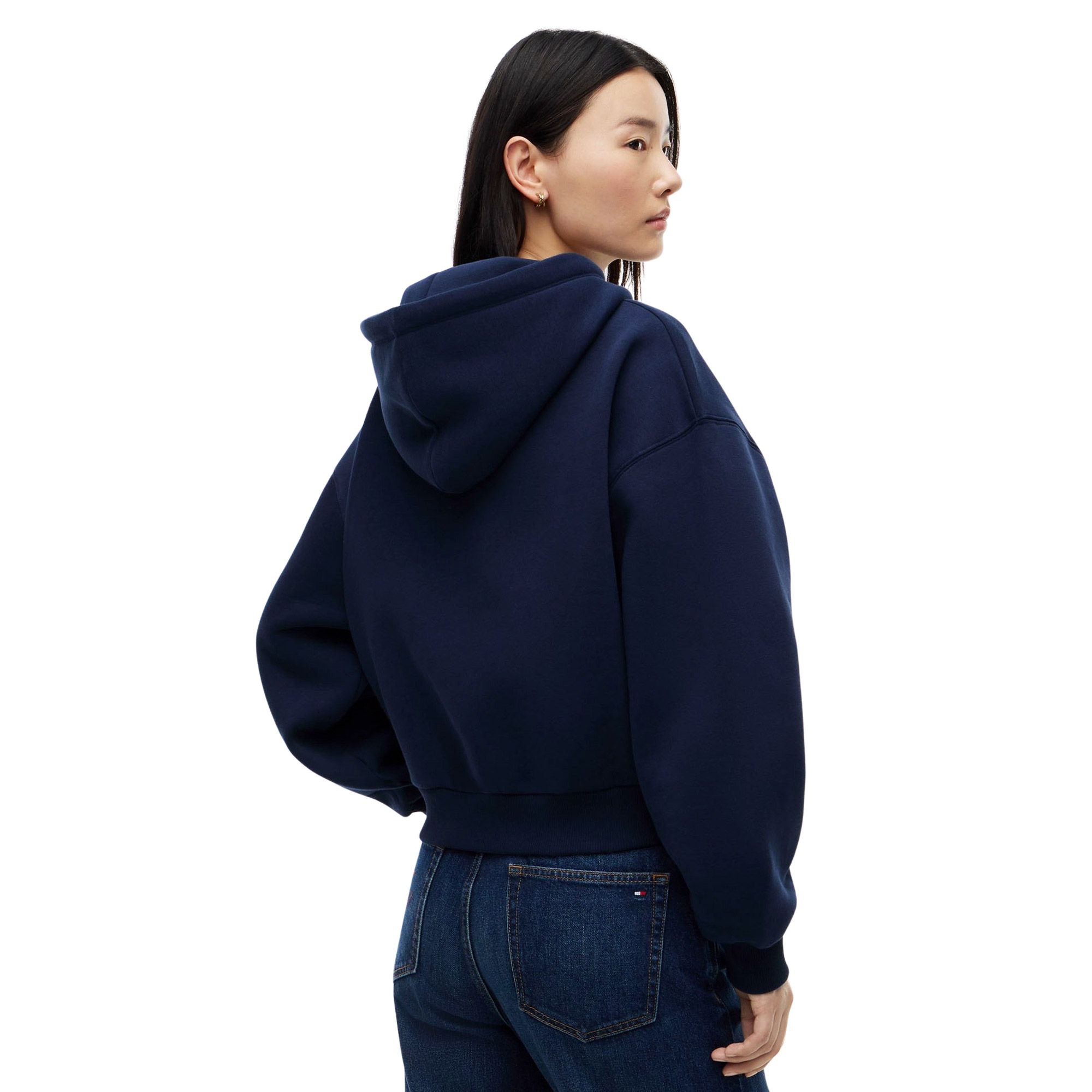 Tommy Hilfiger Corp Logo Modern Hoodie Dames