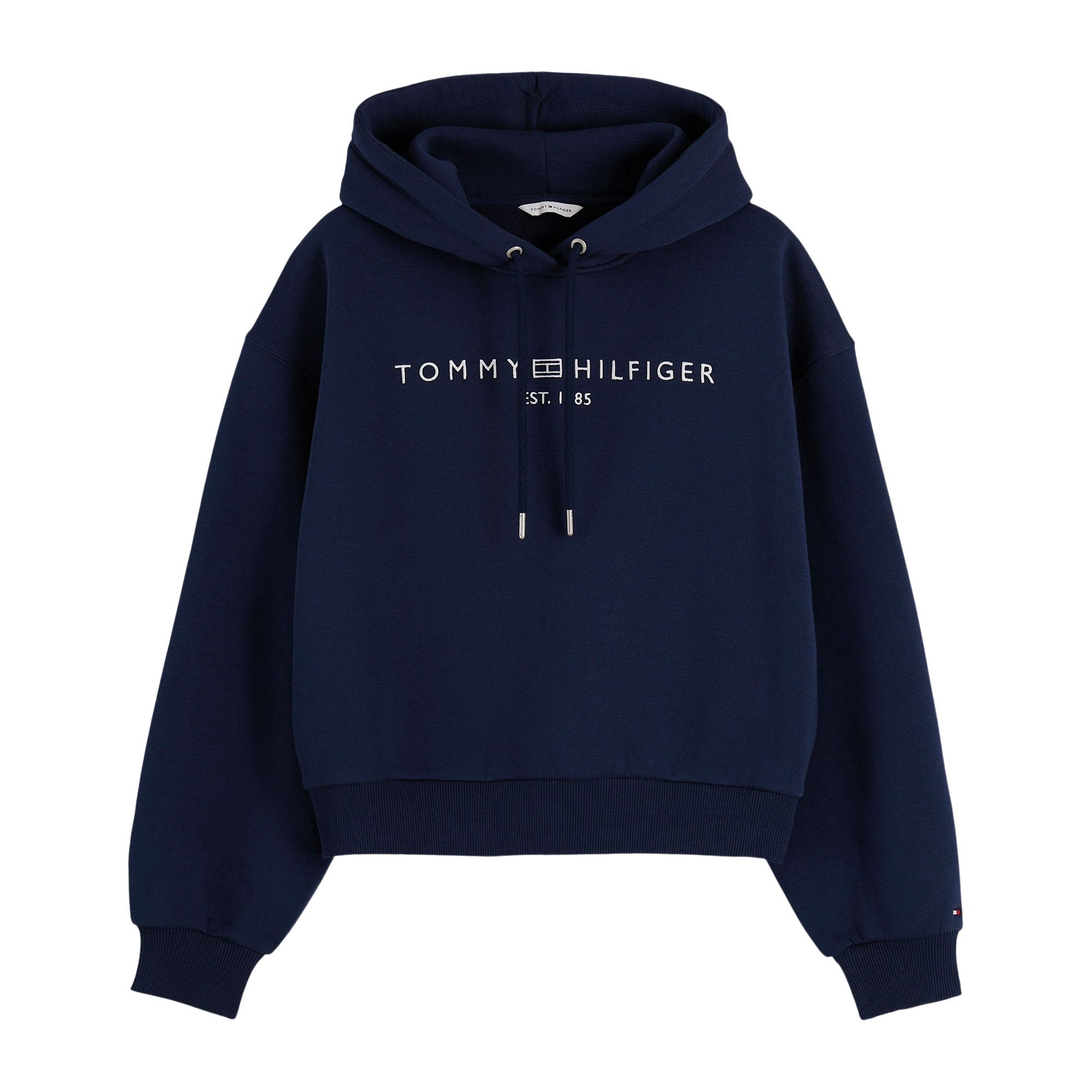 Tommy Hilfiger Corp Logo Modern Hoodie Dames