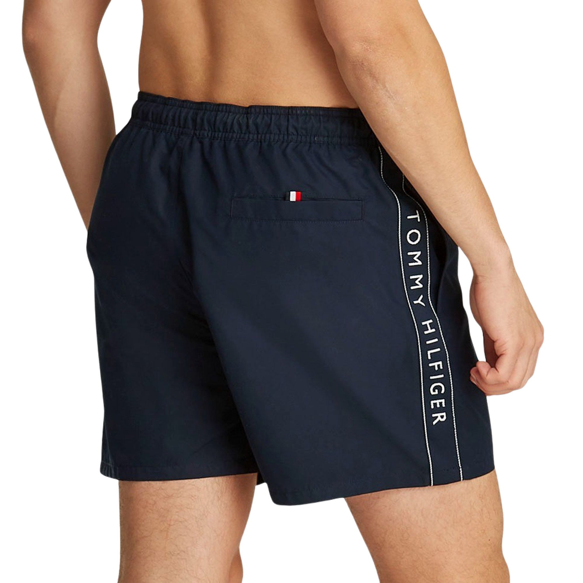Tommy Hilfiger Basic Tape Medium Drawstring Zwemshort Heren