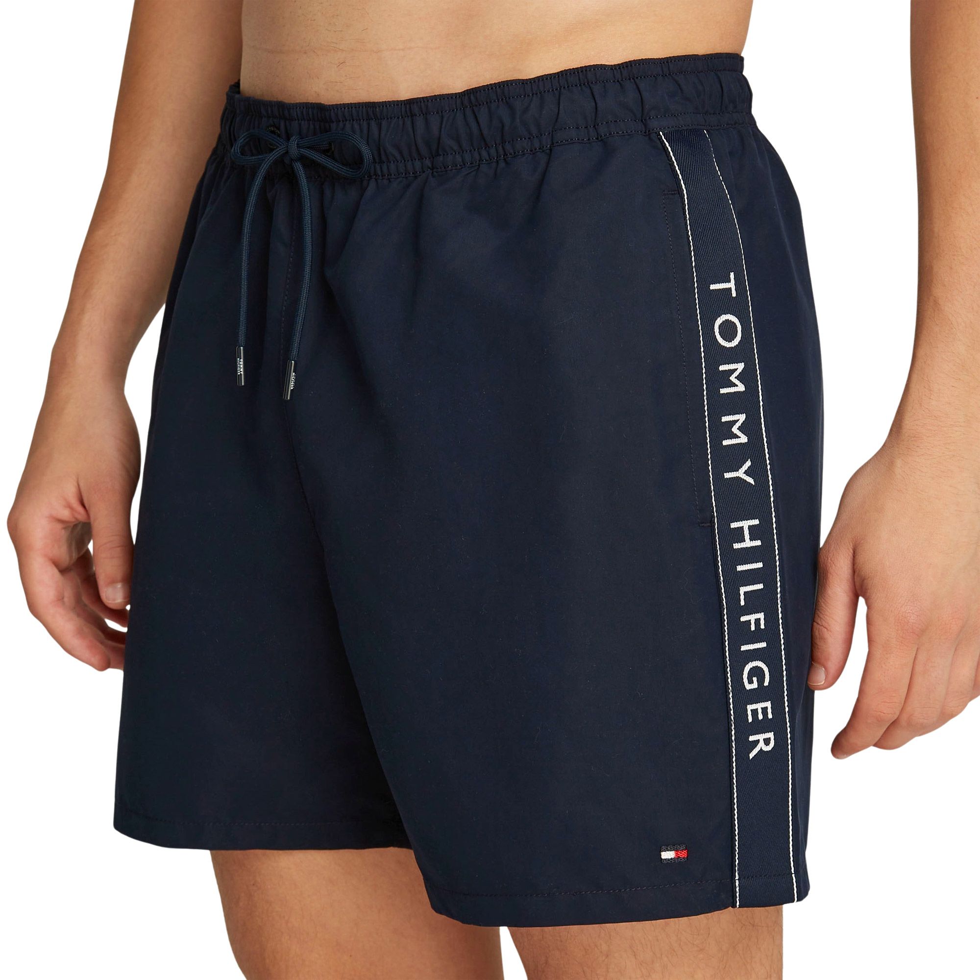 Tommy Hilfiger Basic Tape Medium Drawstring Zwemshort Heren