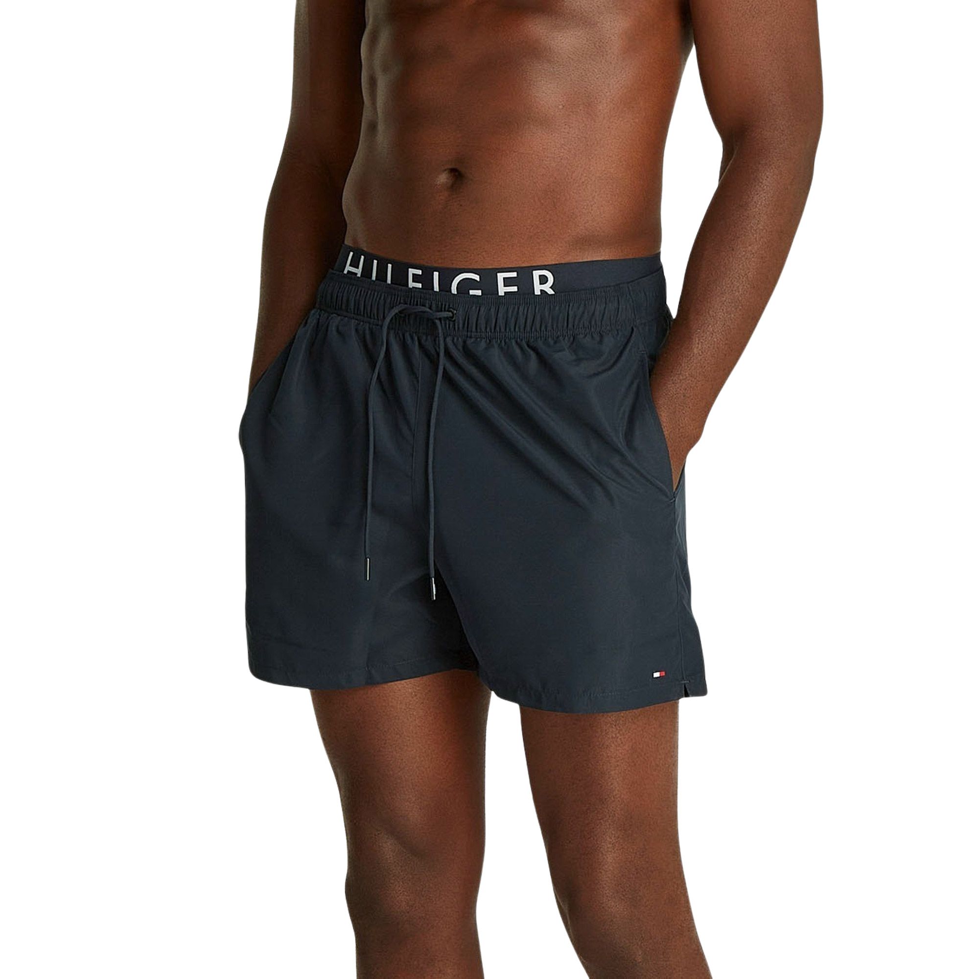 Tommy Hilfiger Double Waistband Medium Drawstring Zwemshort Heren