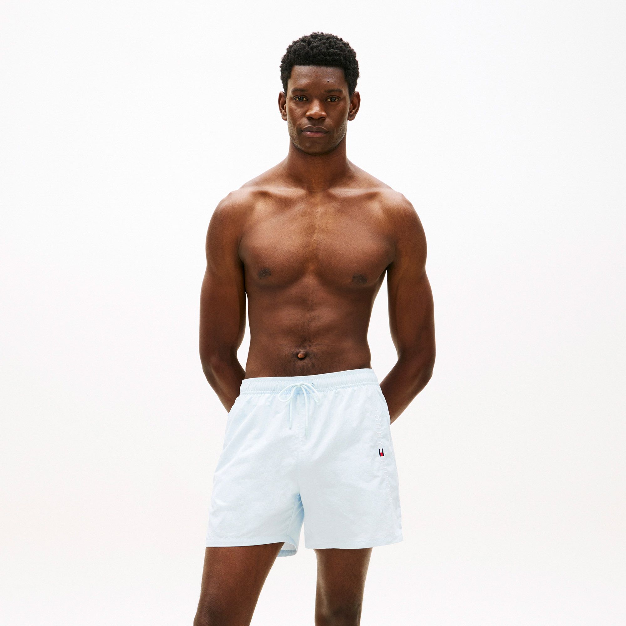Tommy Hilfiger Medium Drawstring Zip Pocket Zwemshort Heren