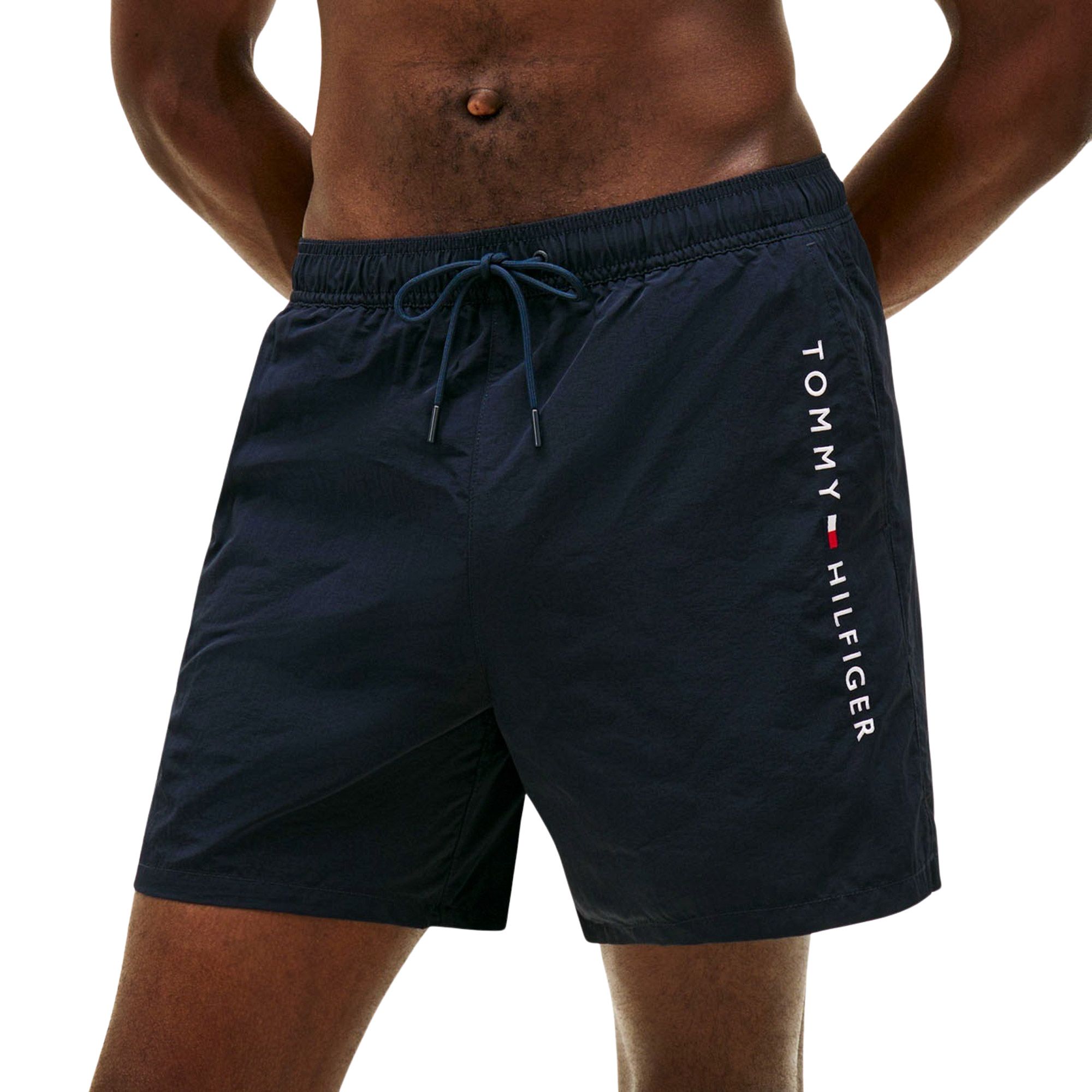 Tommy Hilfiger Medium Drawstring Zip Pocket Zwemshort Heren