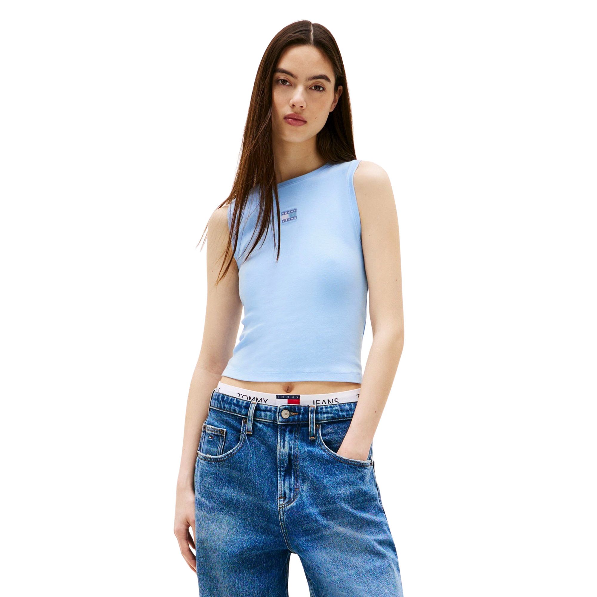 Tommy Hilfiger Slim Badge Tanktop Dames