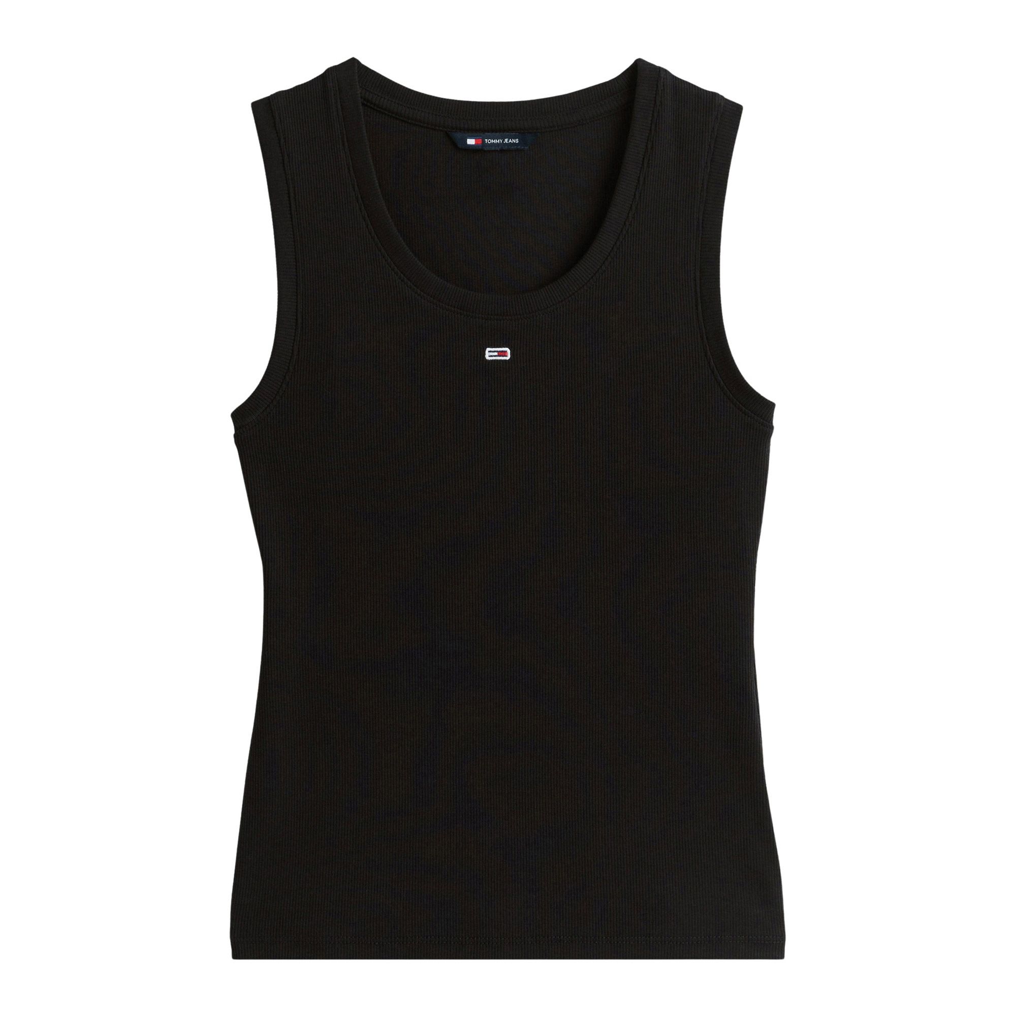 Tommy Hilfiger Essential Ribbed Flag Embroidery Slim Tanktop Dames