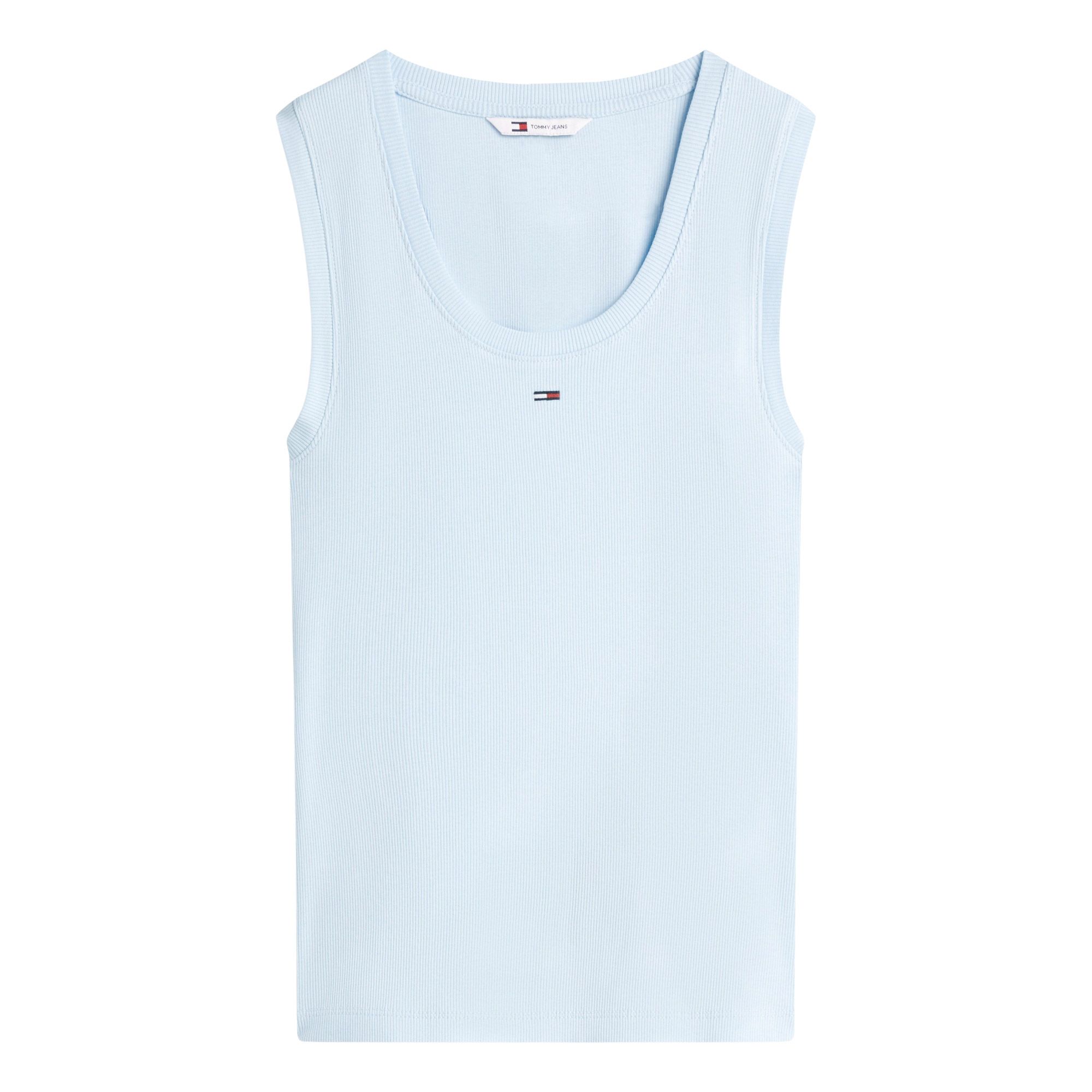 Tommy Hilfiger Essential Ribbed Flag Embroidery Slim Tanktop Dames
